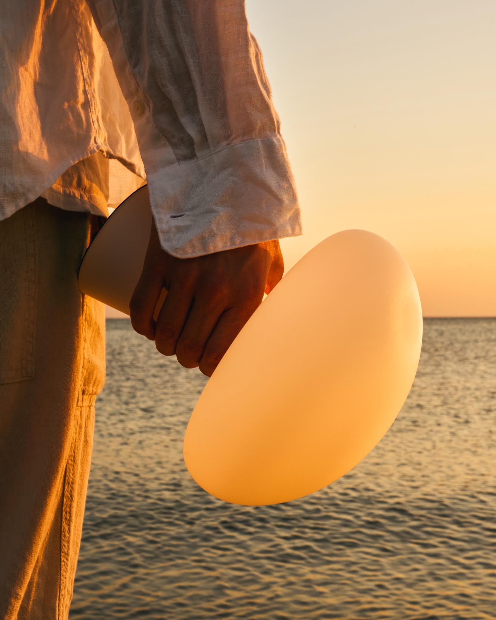 Prenosná lampa OBELLO matné sklo