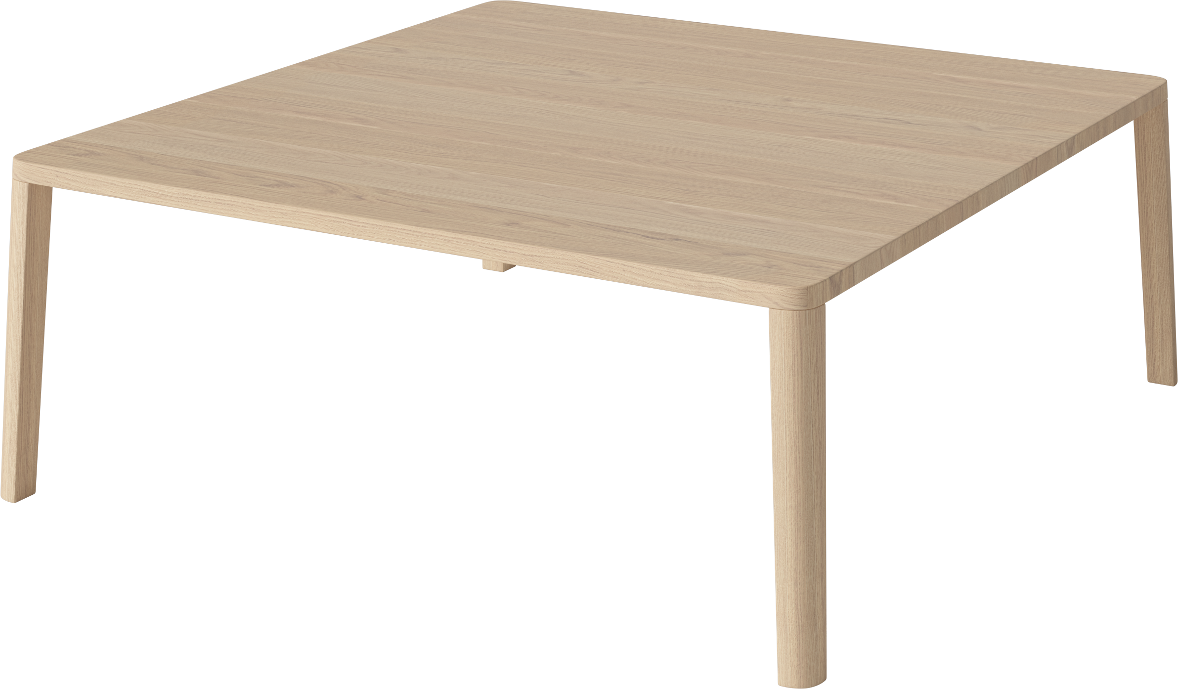 Kávový stolík GRACEFUL bielené dubové drevo