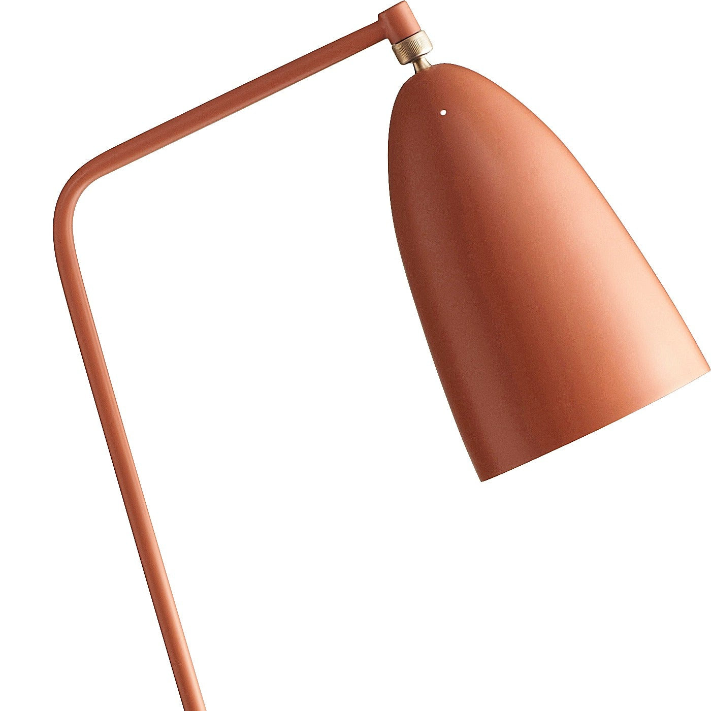 GRÄSHOPPA orange tripod reading floor lamp