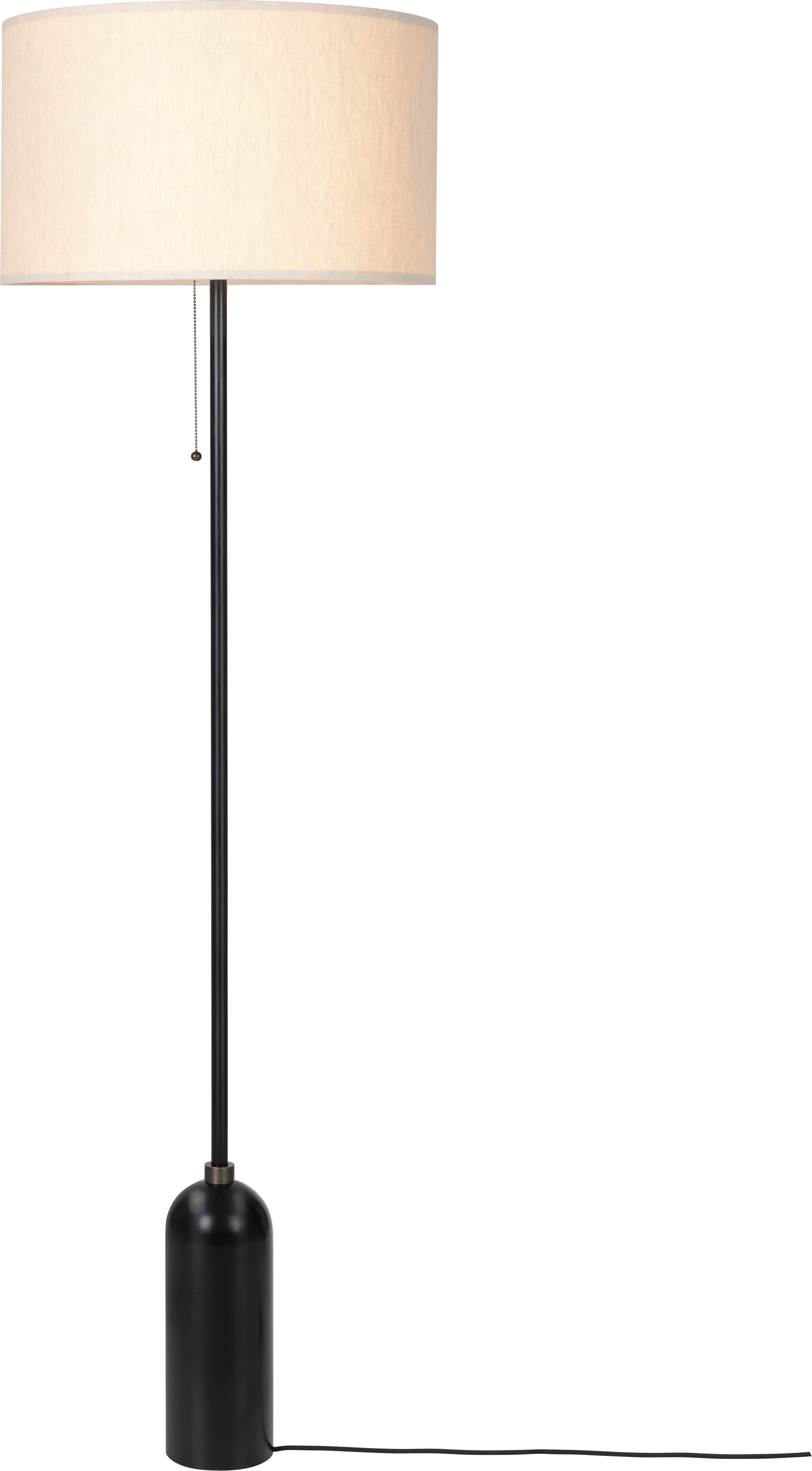 GRAVITY black floor lamp