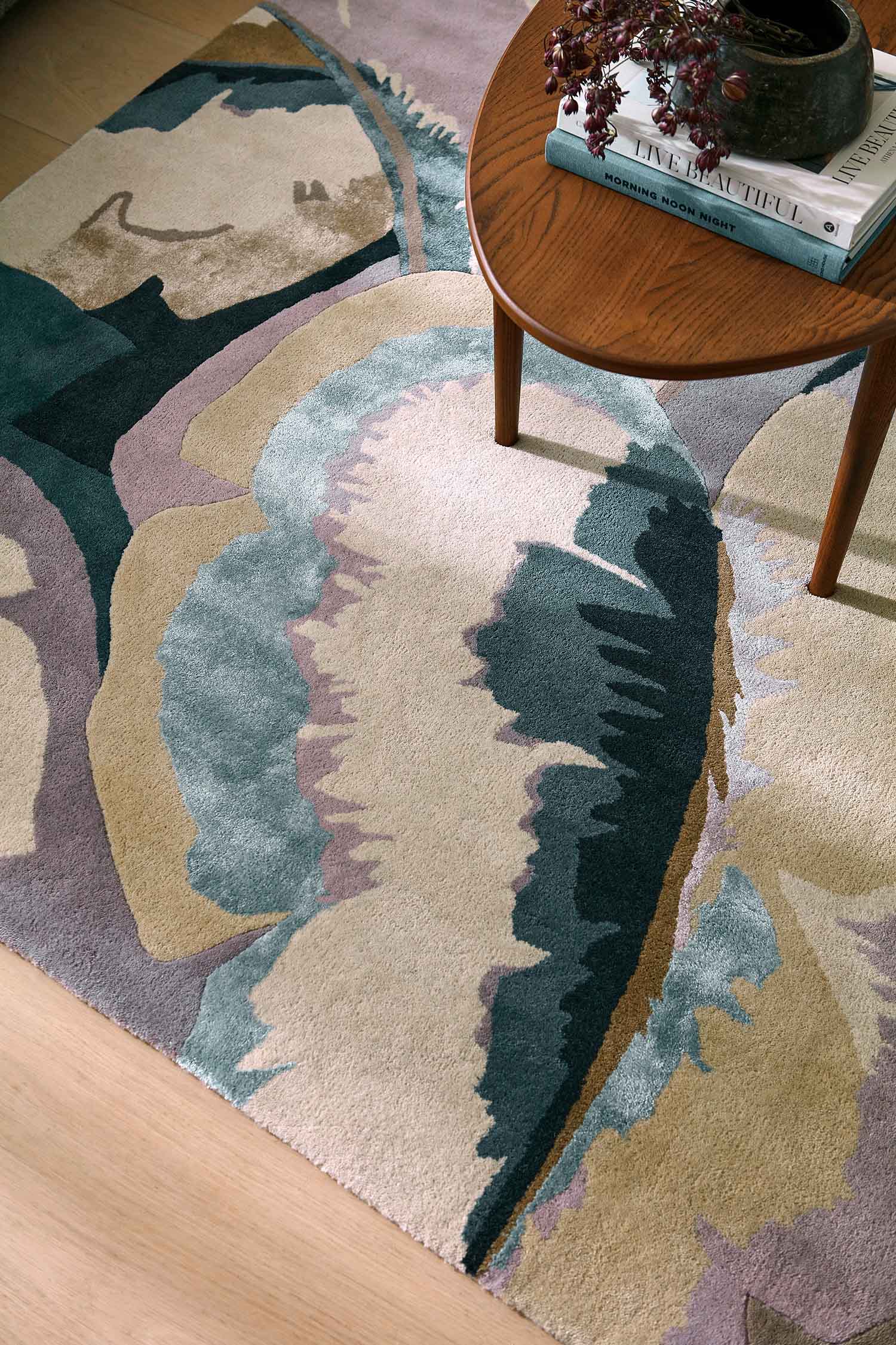 Calathea shiitake wildwater gray-beige