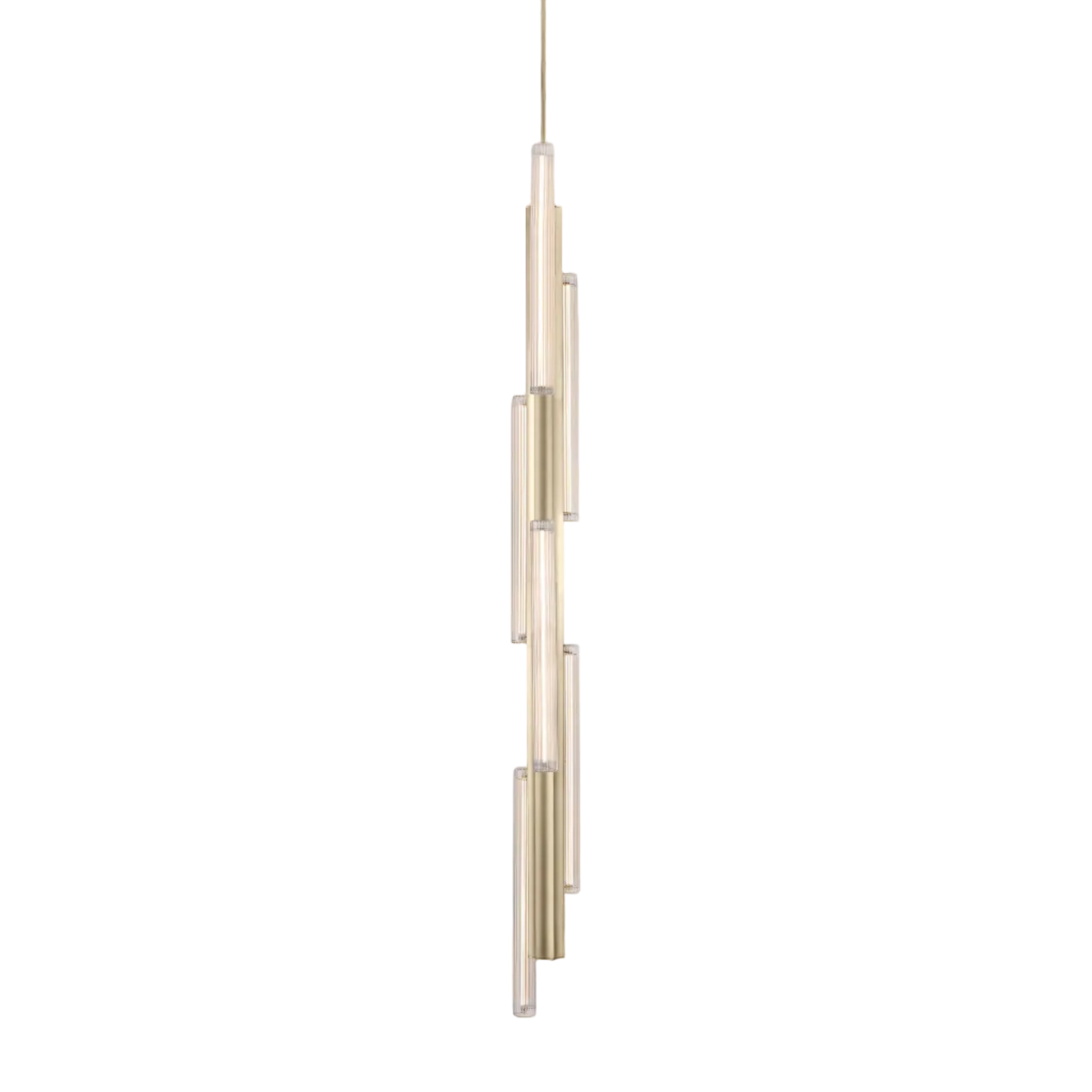 Lampa visiacá HAIL TALL brúsené zlato