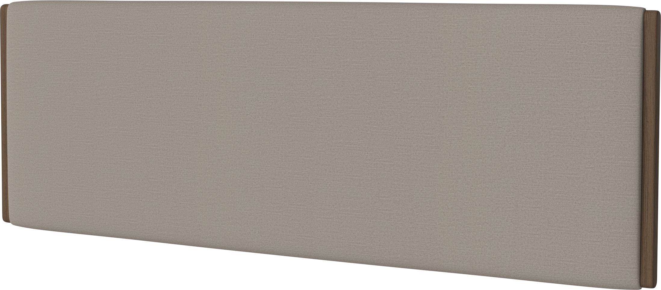 Čalúnený vankúš HAVEN tmavé dubové drevo