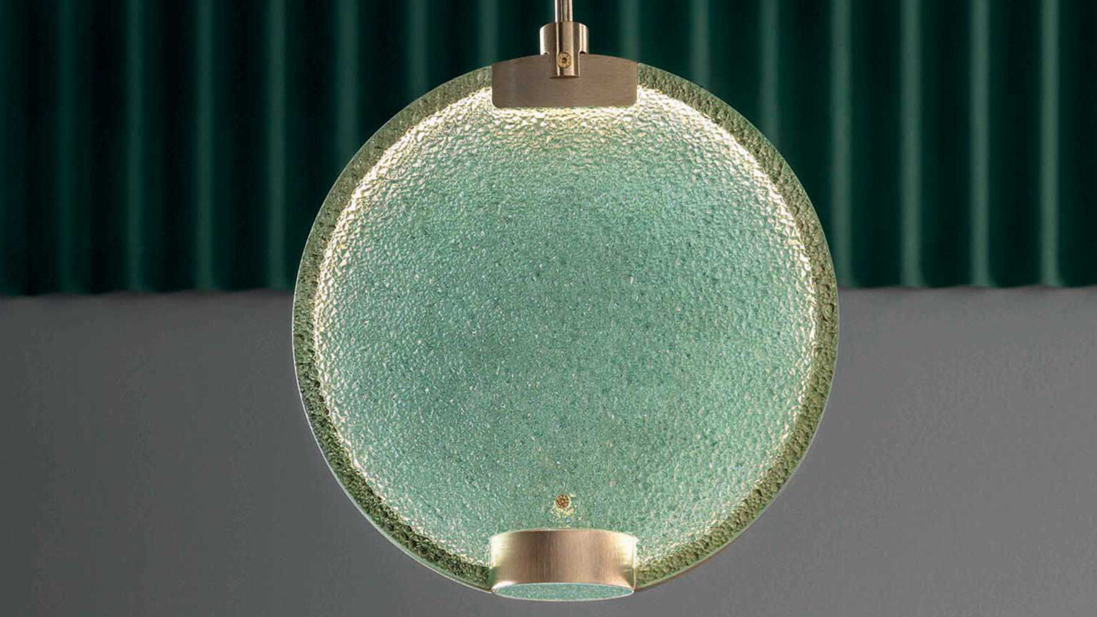 Závesná lampa HORO S1 brúsený mosadz