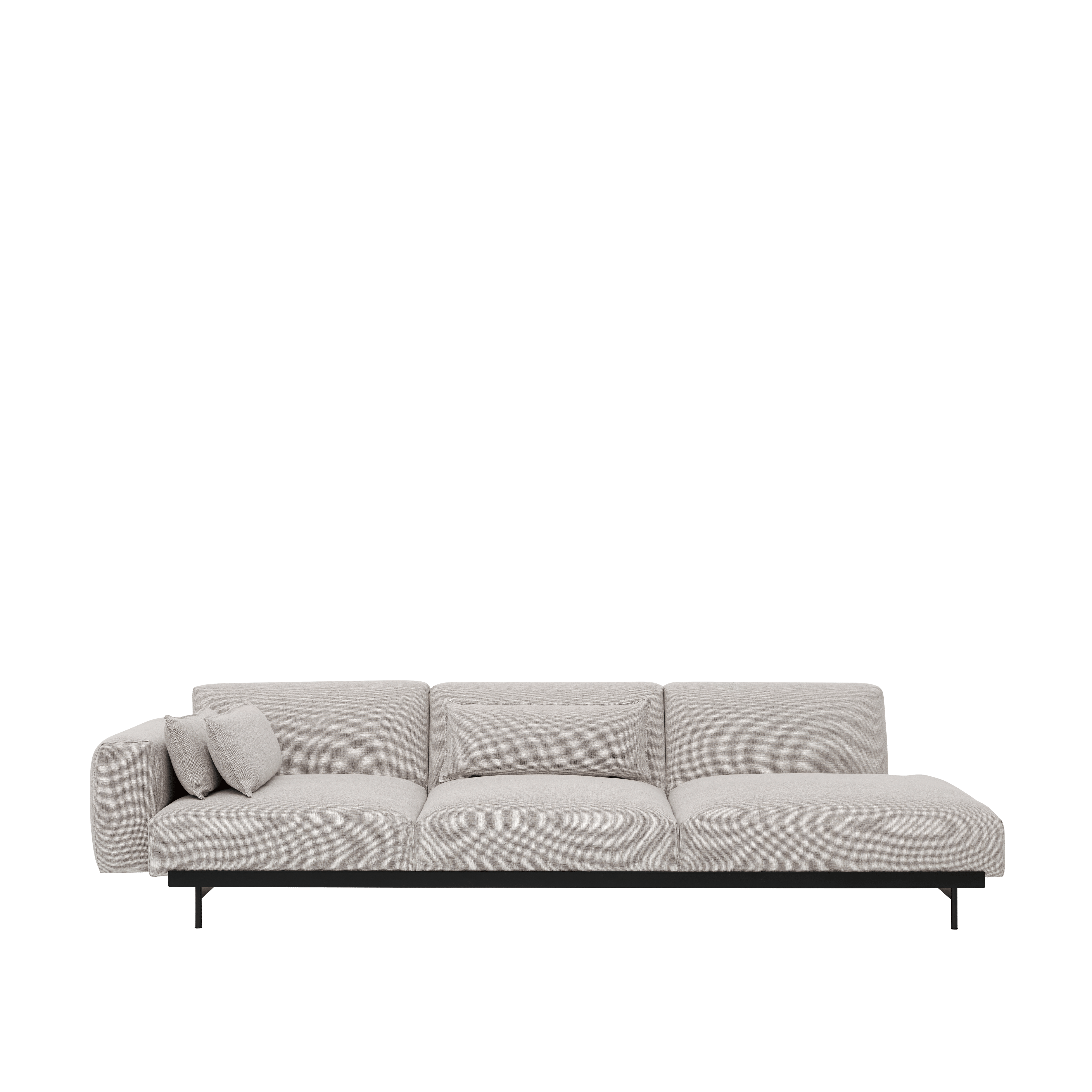 Sofa 3-miestna otvorená pravostranná IN SITU čalúnená