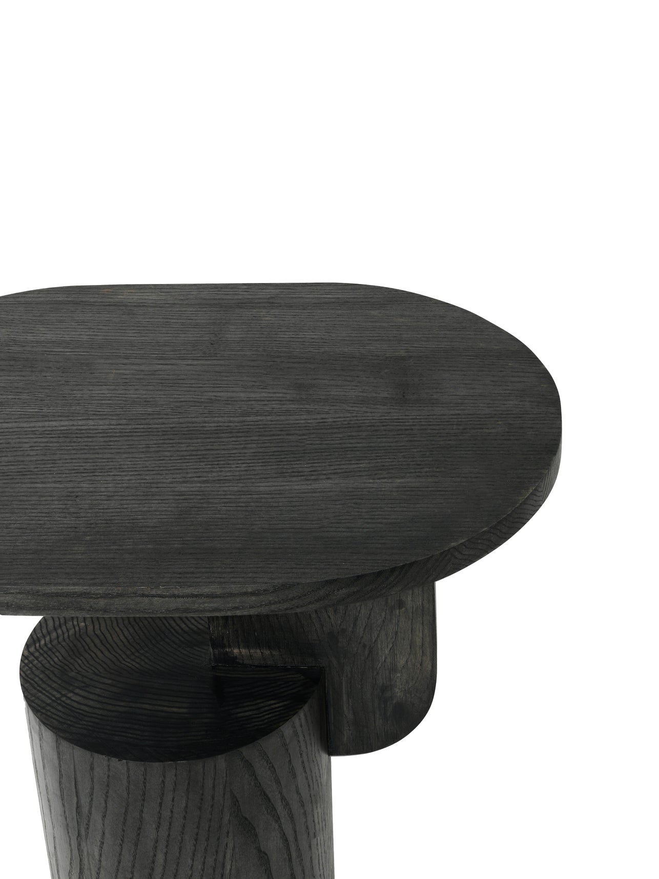 Side table Inspert black ash wood