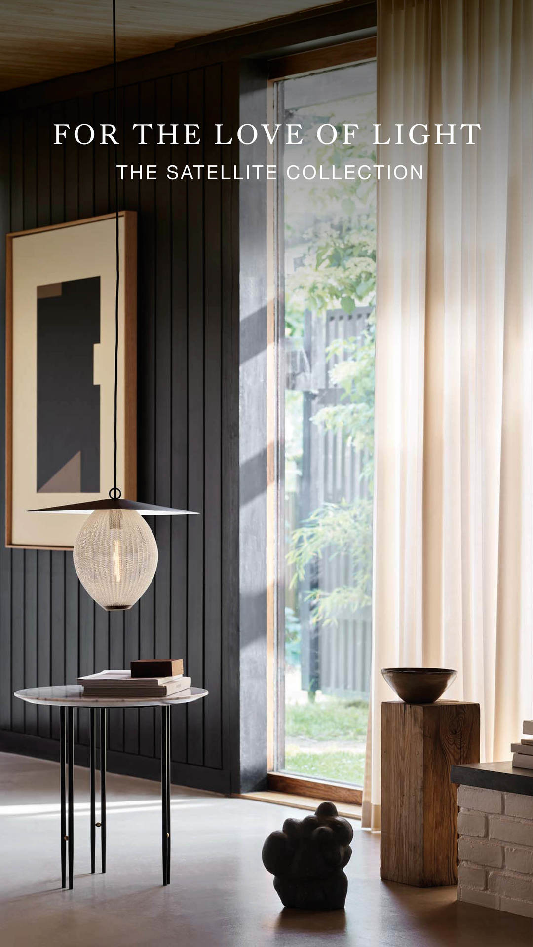 SATELLITE white pendant lamp