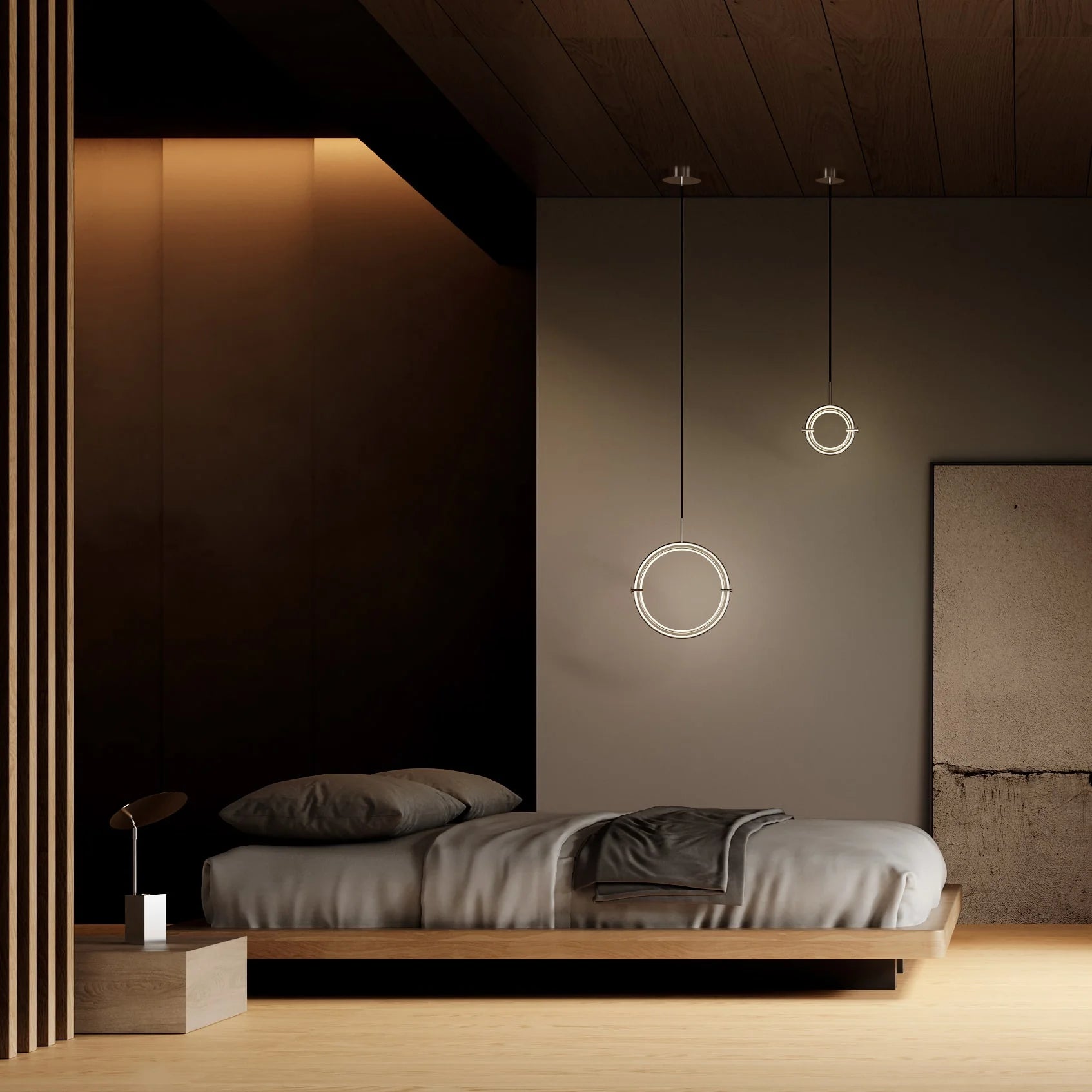 Reflect chrome table lamp