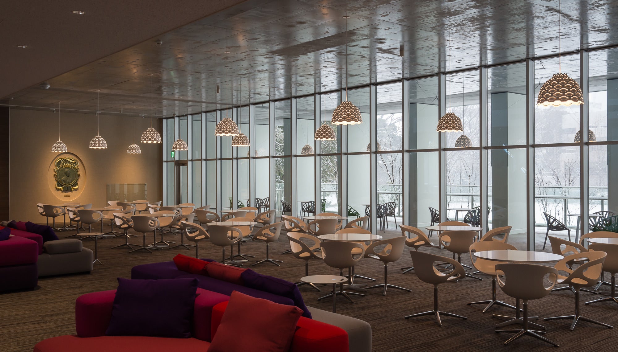 LC SHUTTERS white pendant lamp