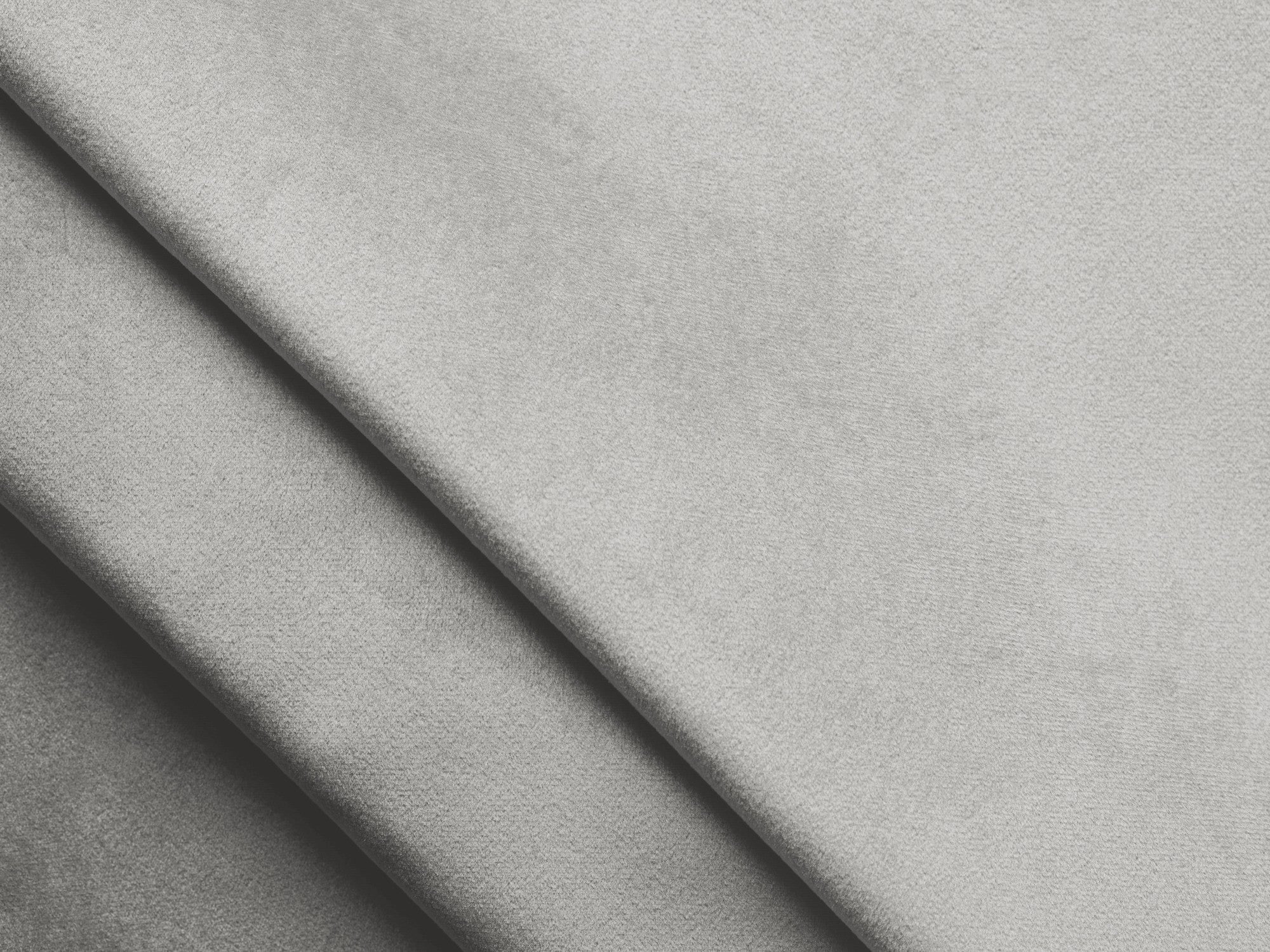 Sofa z jemného velúru pre 3 osoby s funkciou spania KALENA strieborná