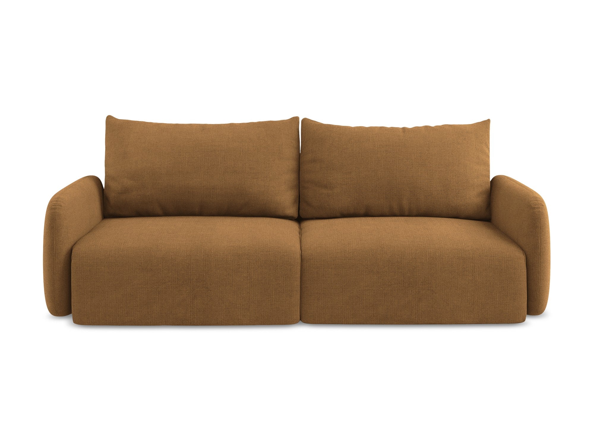 3-Seater Sofa with Sleeping Function KALENA Terracotta