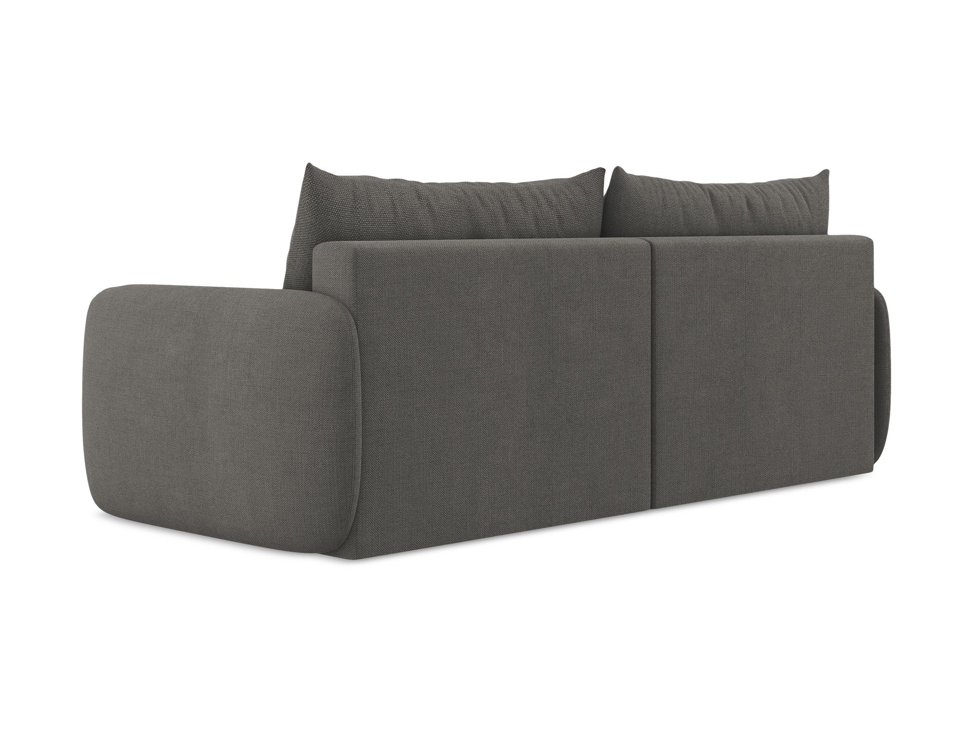 3-Seater Sofa with Sleeping Function KALENA Dark Gray