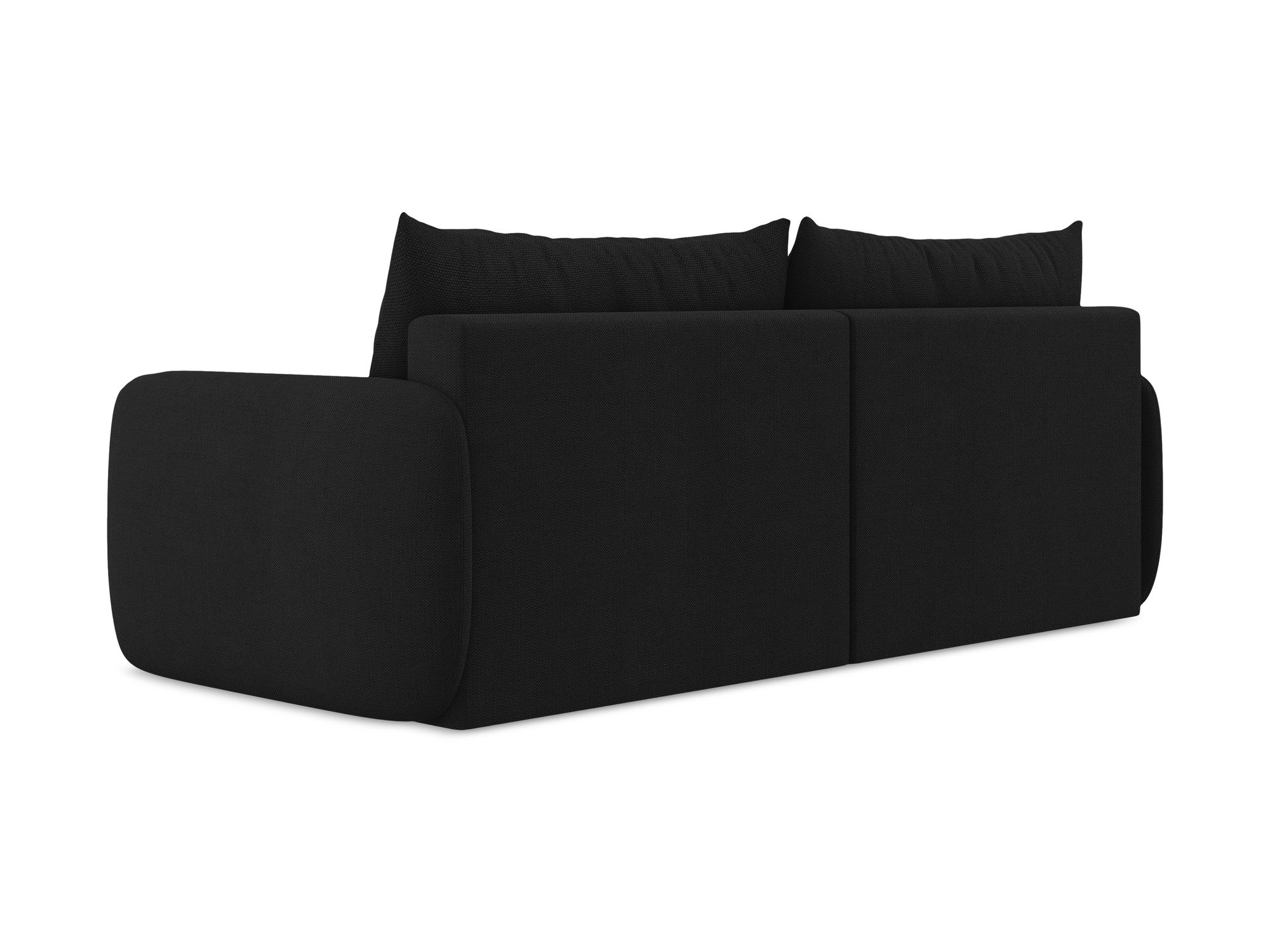 3-Seater Sofa with Sleeping Function KALENA Black