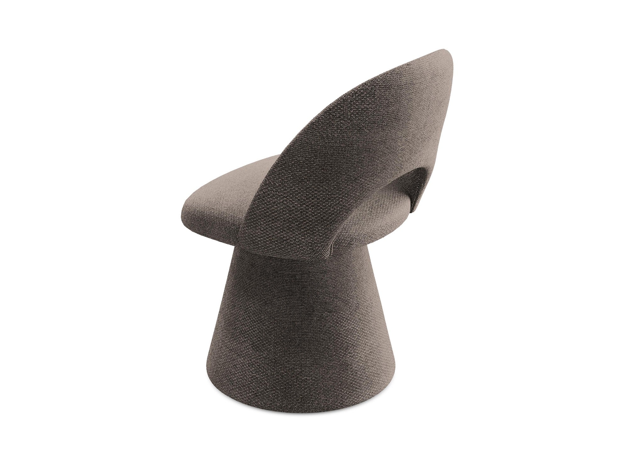 Stolička KALO čokoládový boucle