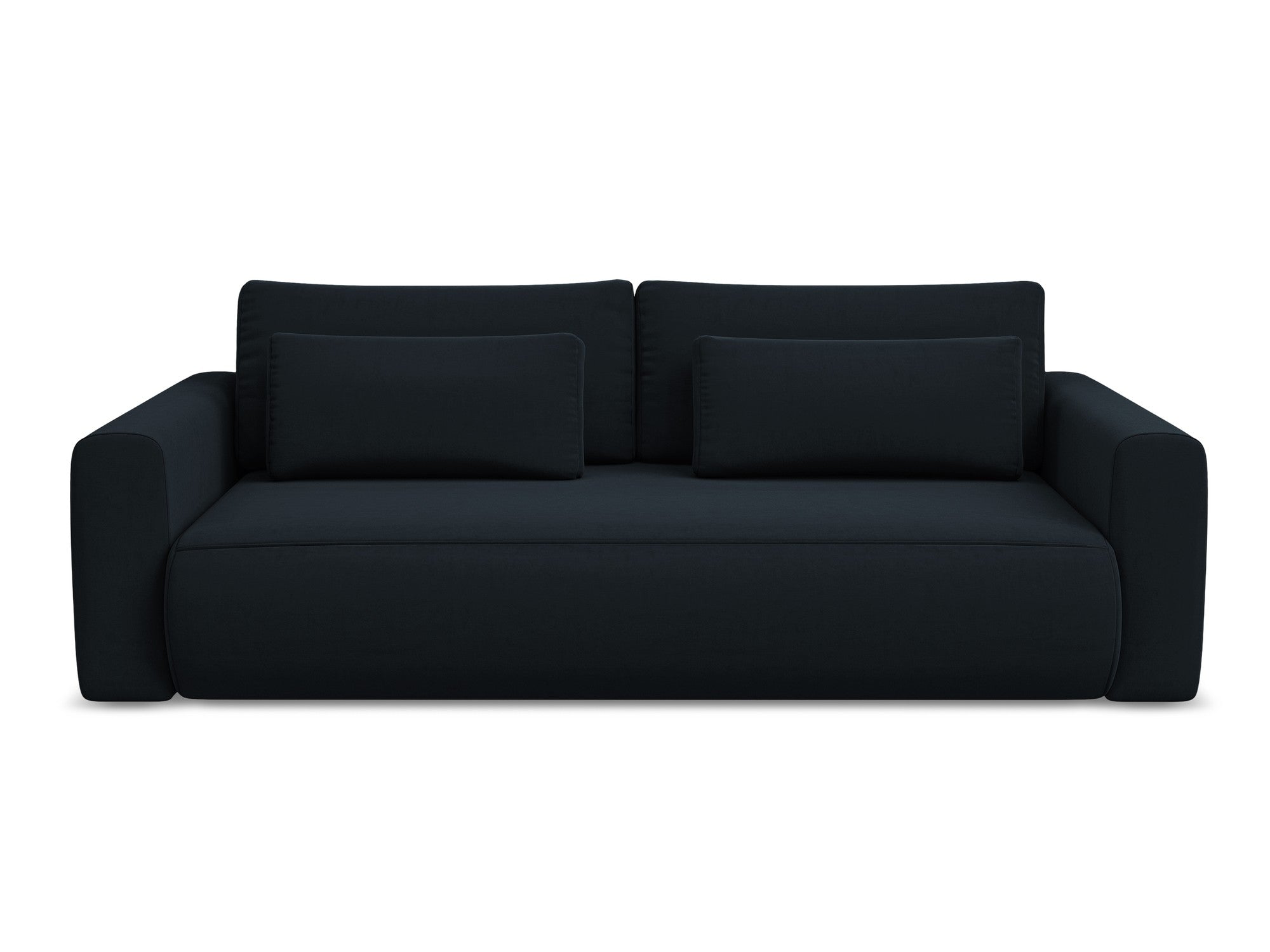 Velvet 3-Seater Sofa with Sleeping Function KAPUA Royal Blue