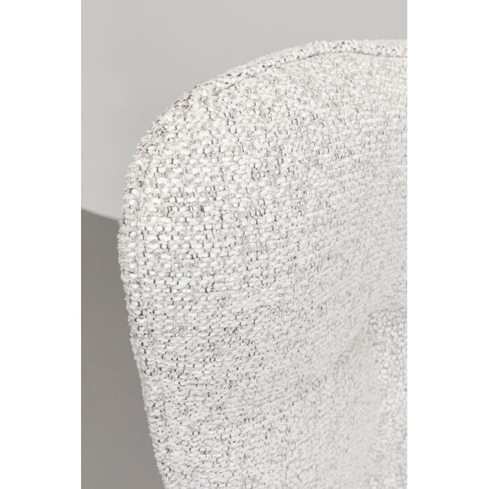 Otočný kreslo OSCAR krémový melír