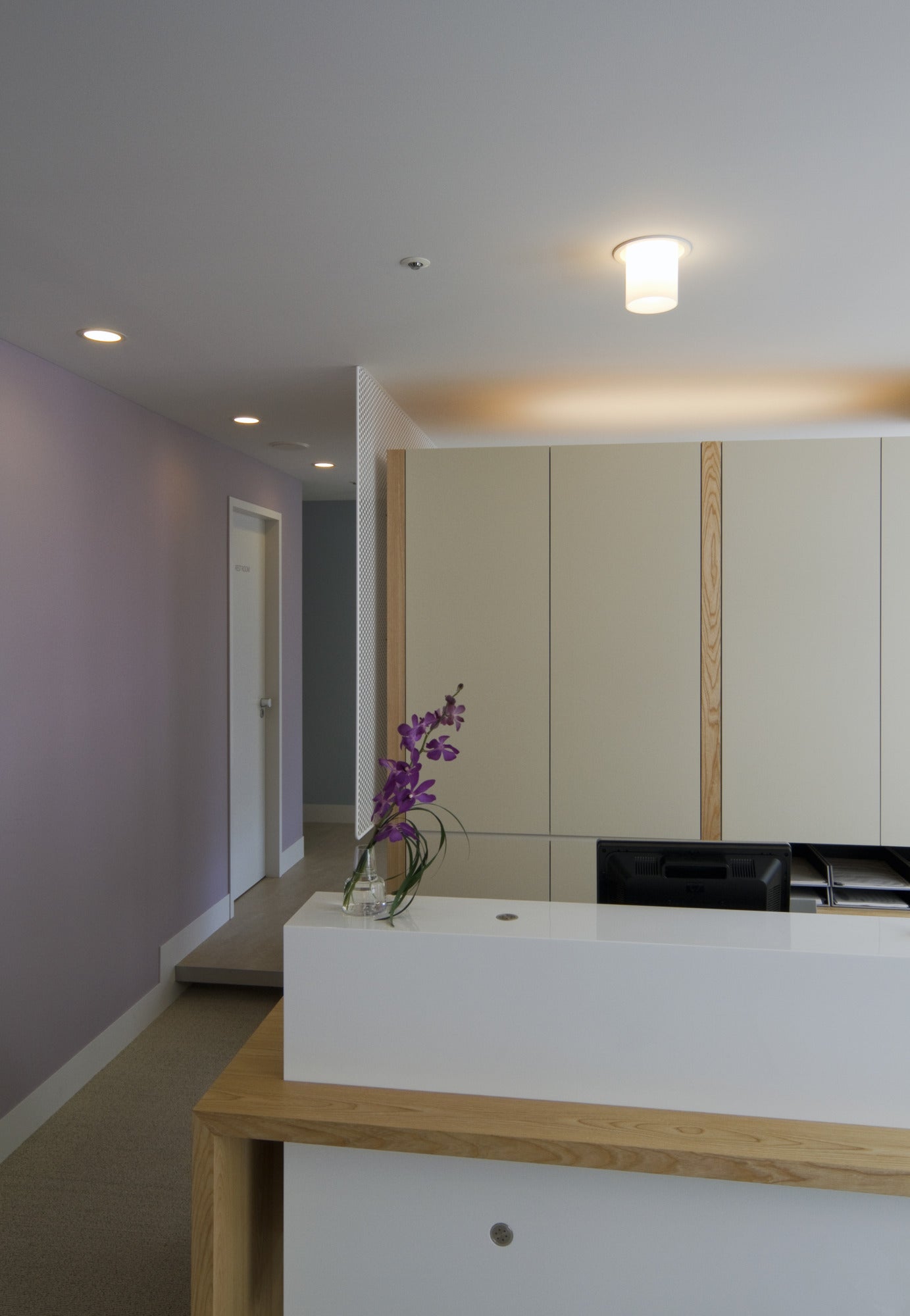 Zapušťaný reflektor BALLERUP biely