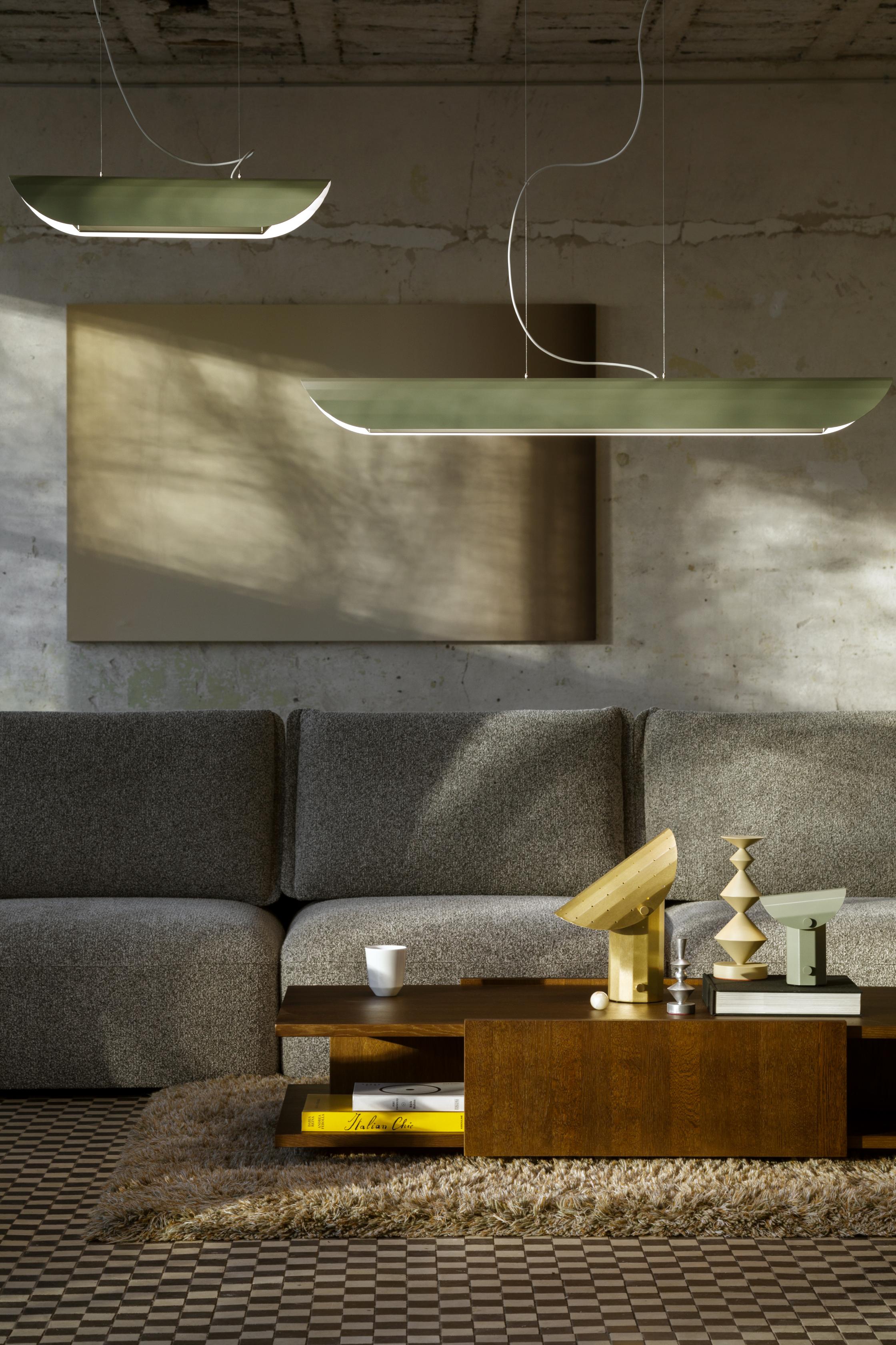 Stolná lampa APOLIN brúsený mosadz