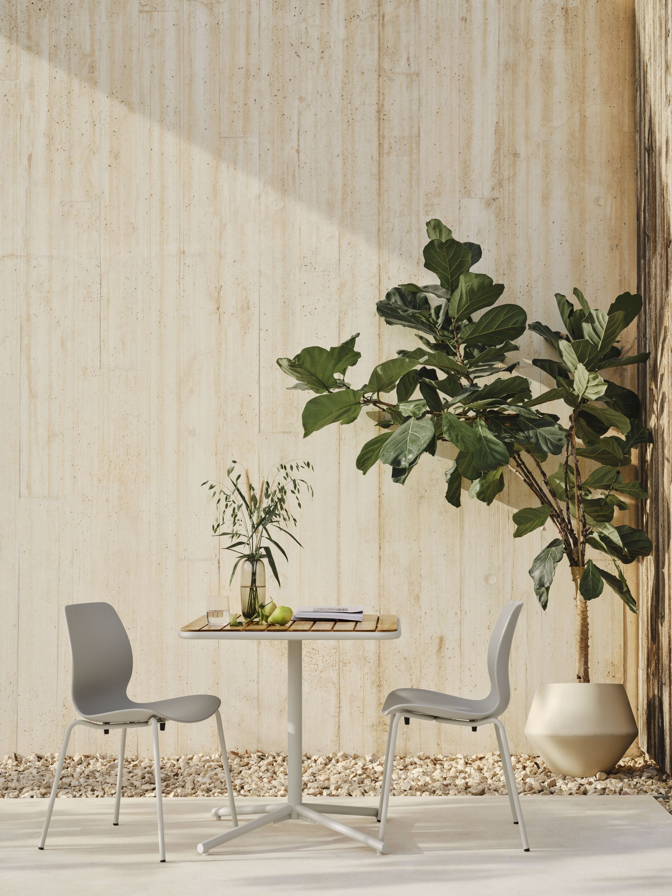 Záhradná stolička SEED šedá