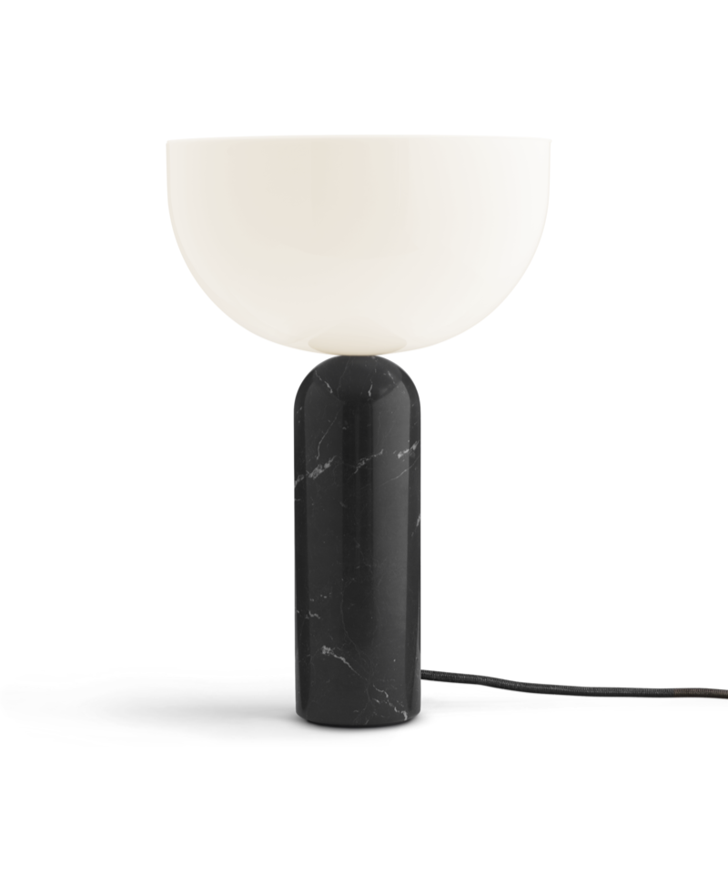 Stolná lampa KIZU čierny mramor