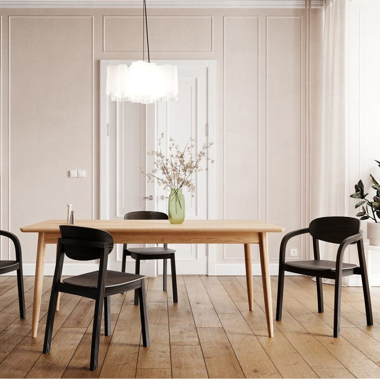 Krzesło z podłokietnikami LINIA drewno bukowe