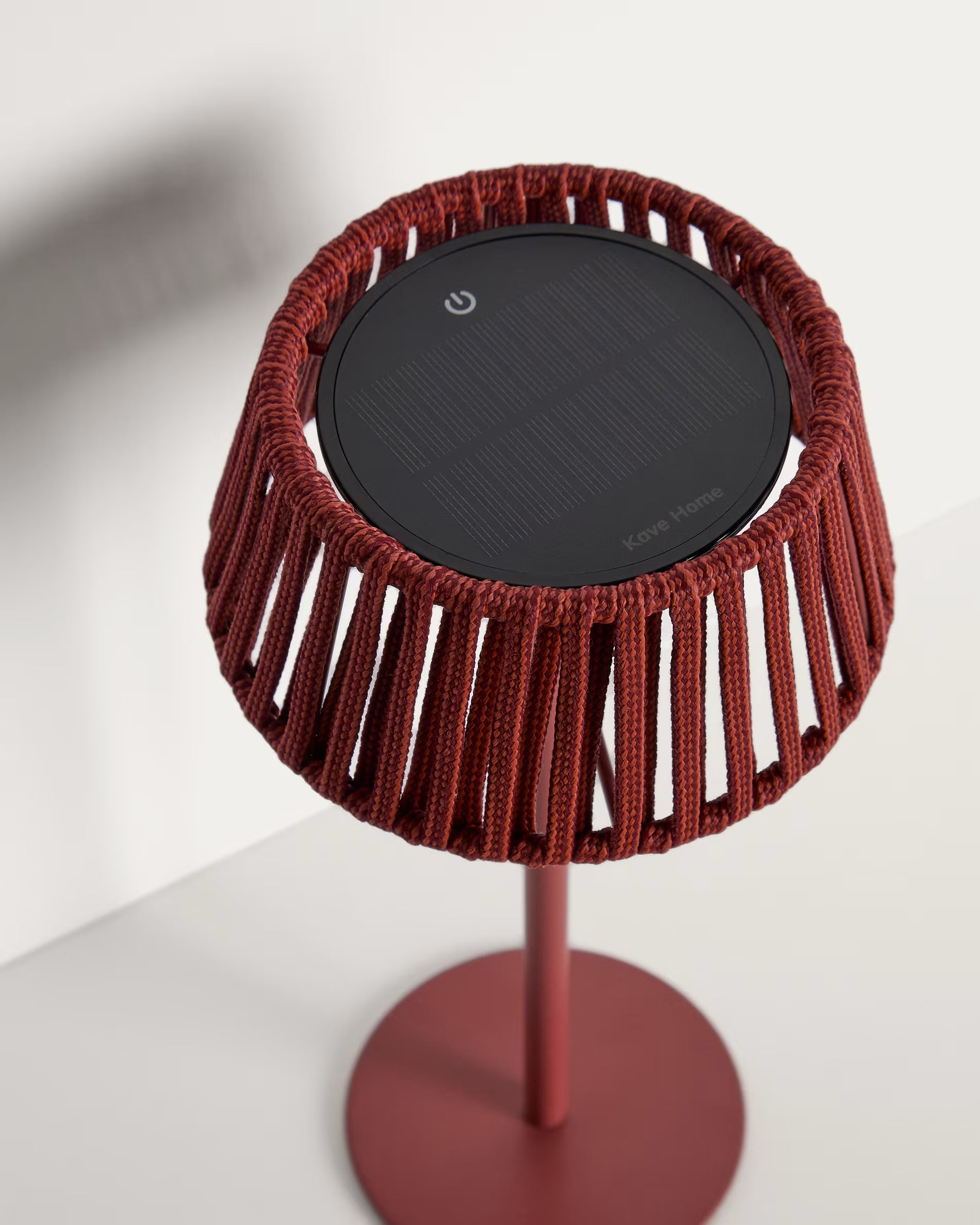 Solárna záhradná lampa ALDET terakota