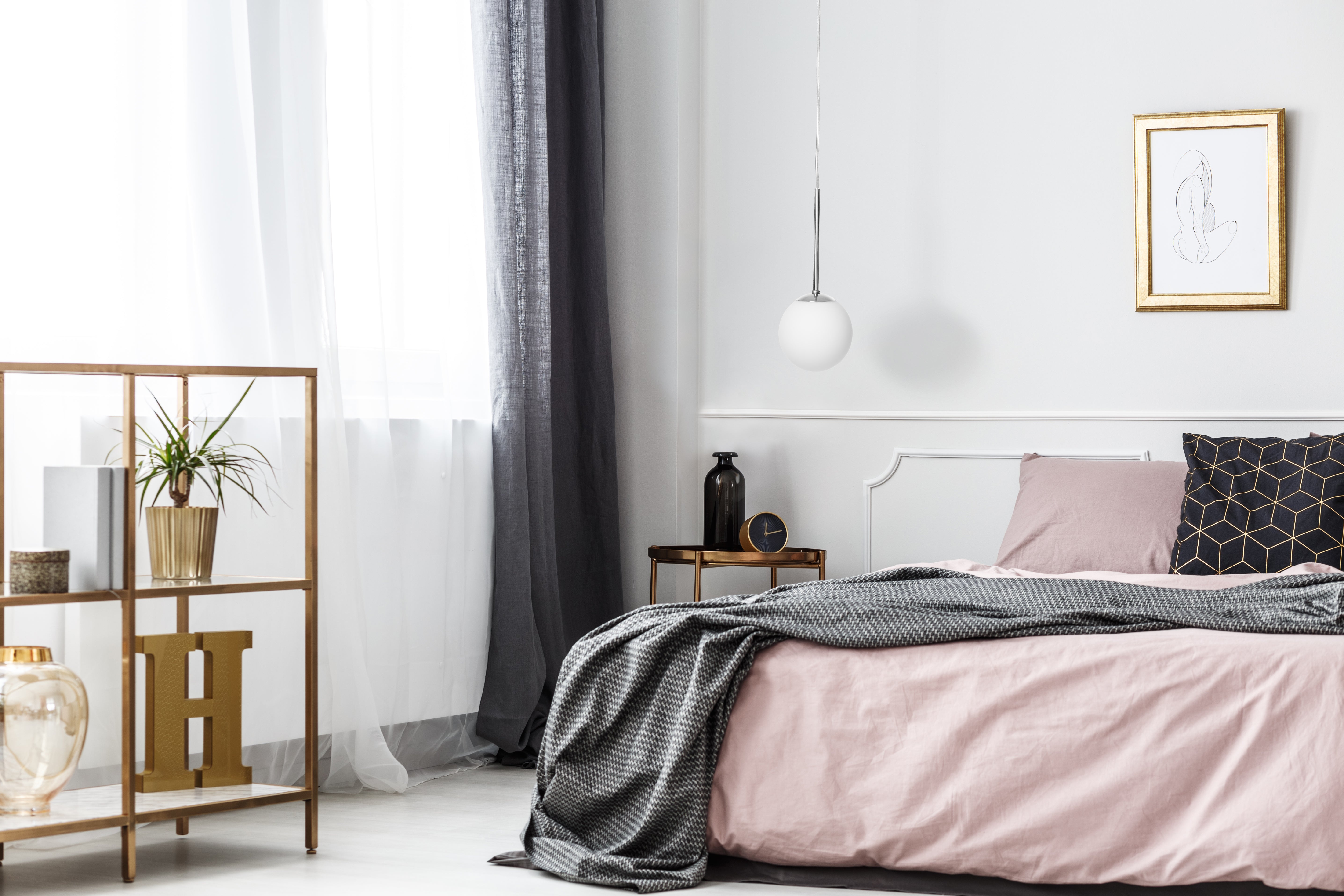 LAMIA chrome pendant lamp