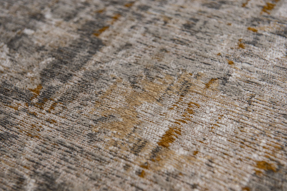 Ushak suleiman gray rug gray