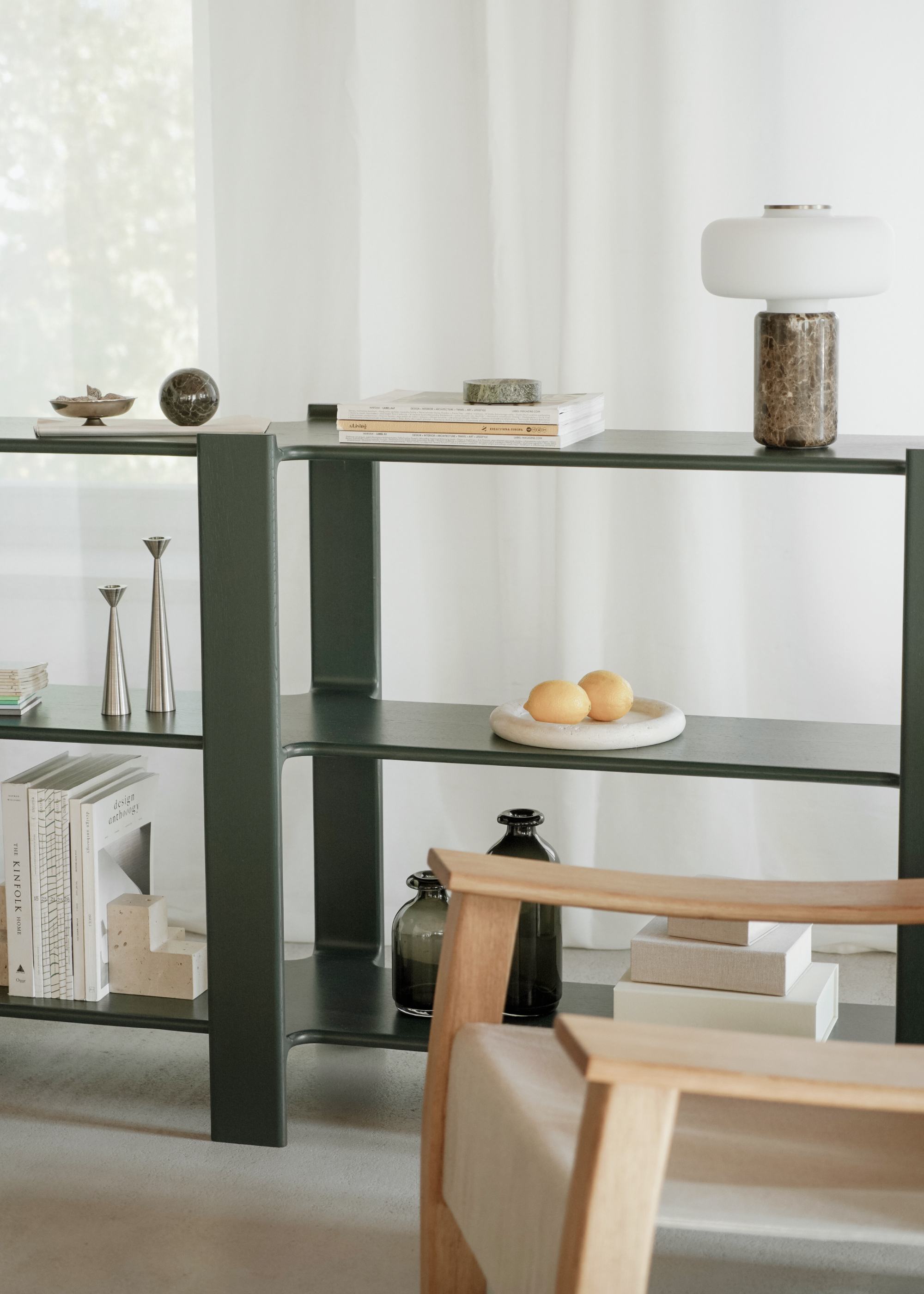 LIGO DUO Oak Wood Shelf