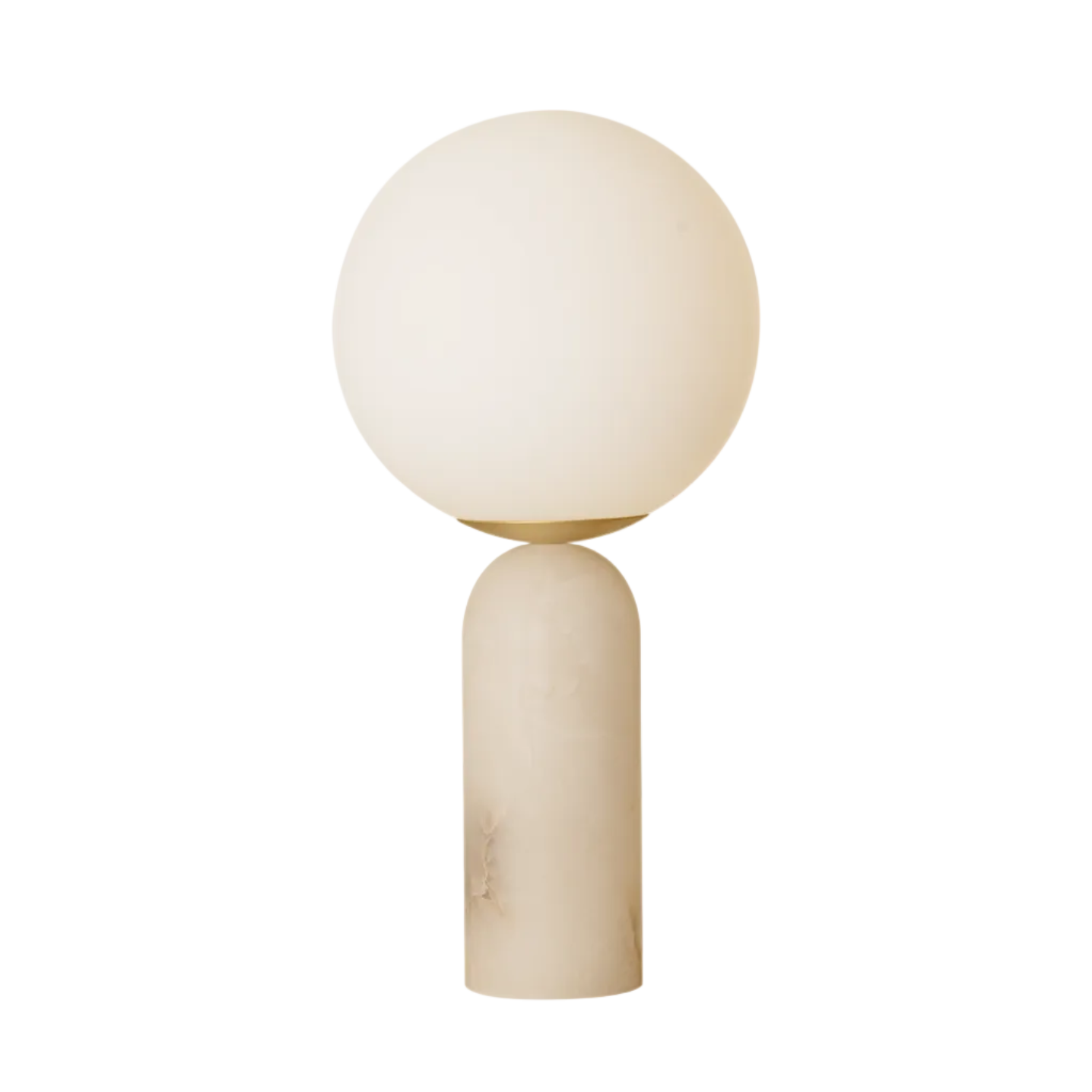ATLAS Table Lamp White Alabaster