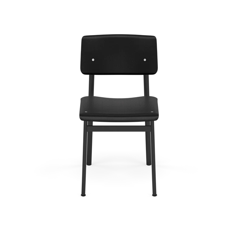 LOFT Chair Black Oak Veneer with Black Base