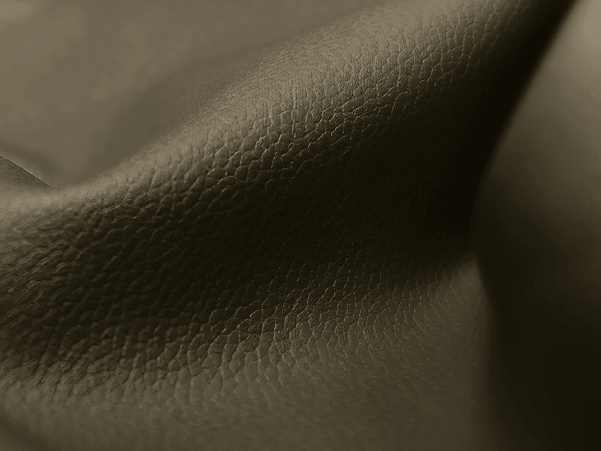 Modular 2-Seater Sofa LOKUA in Olive Eco-Leather