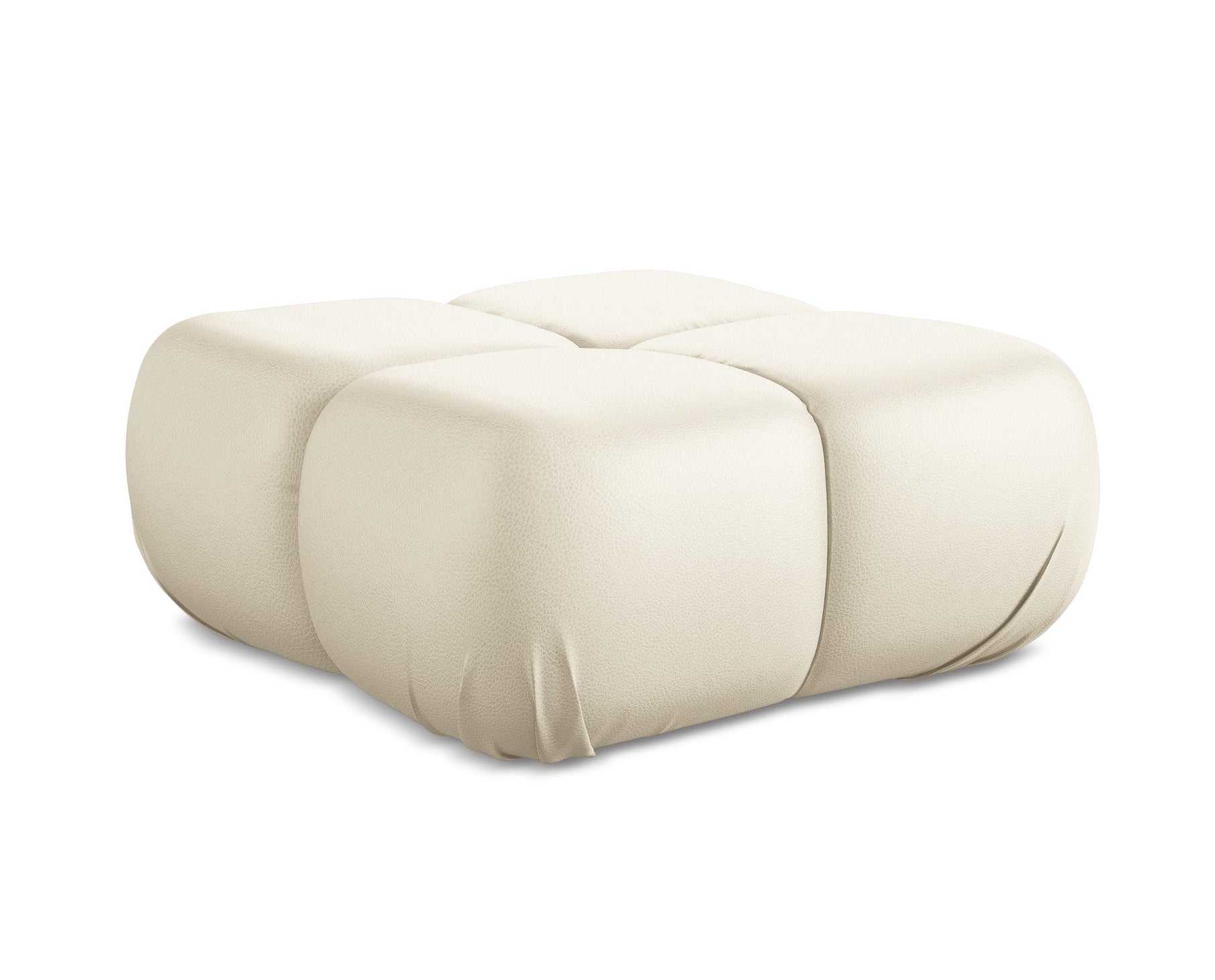 Pouf / module LOKUA light beige eco-leather