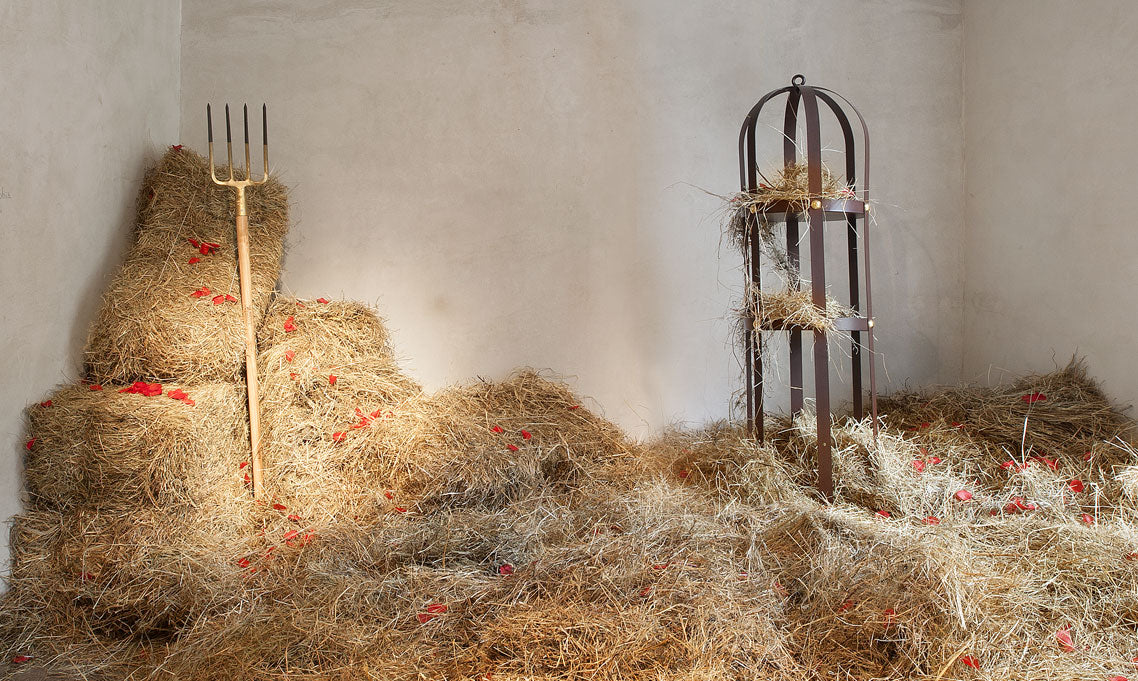 Regál LA GABIA hnedý