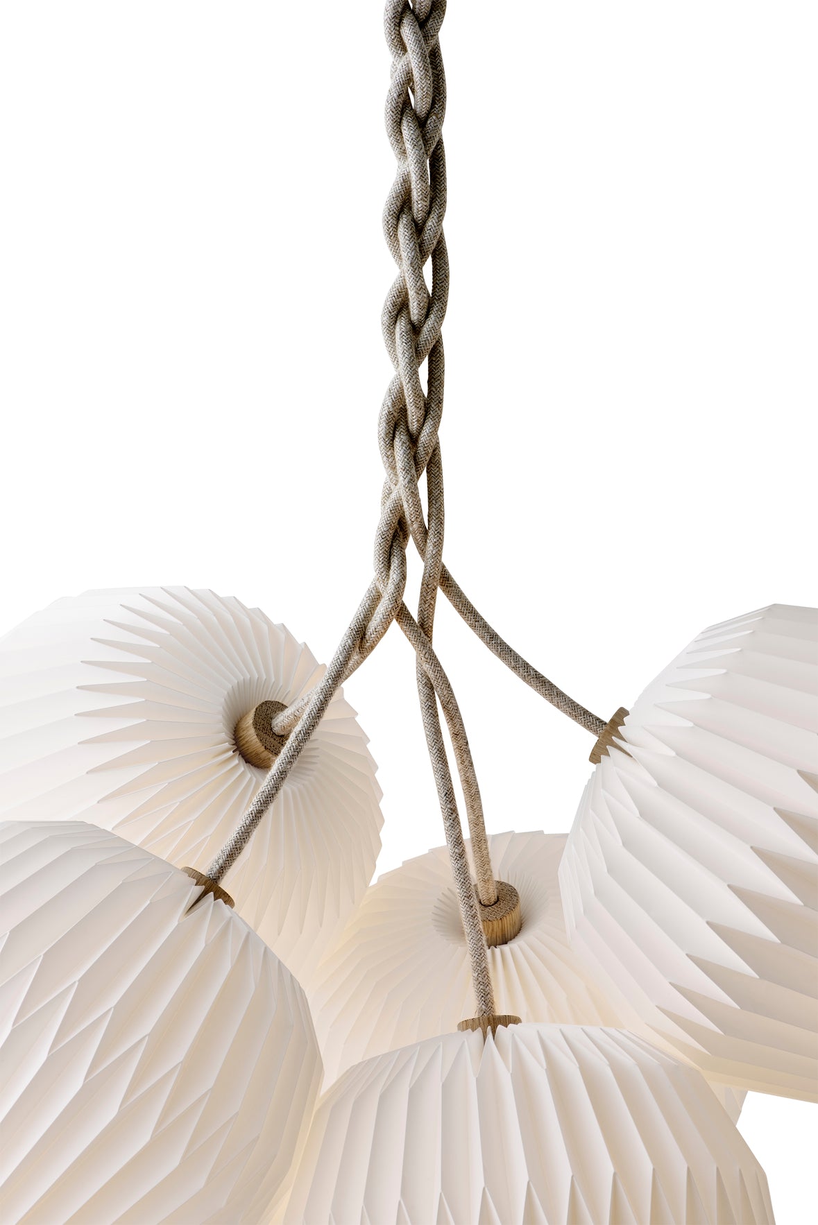 Závesná lampa MODEL 130 KYTICA 7 biela