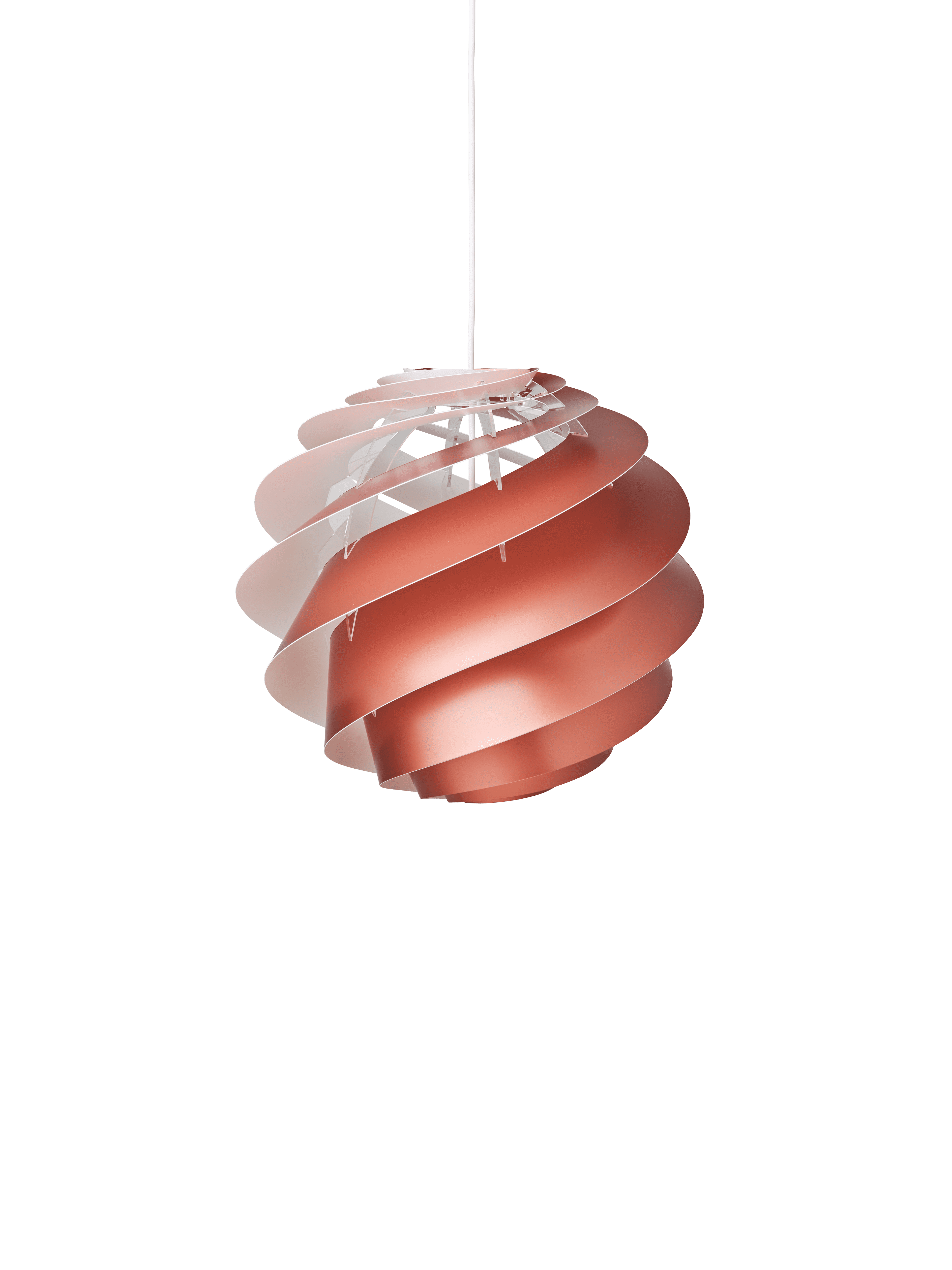 Závesná lampa MODEL 1313 SWIRL 3 medená