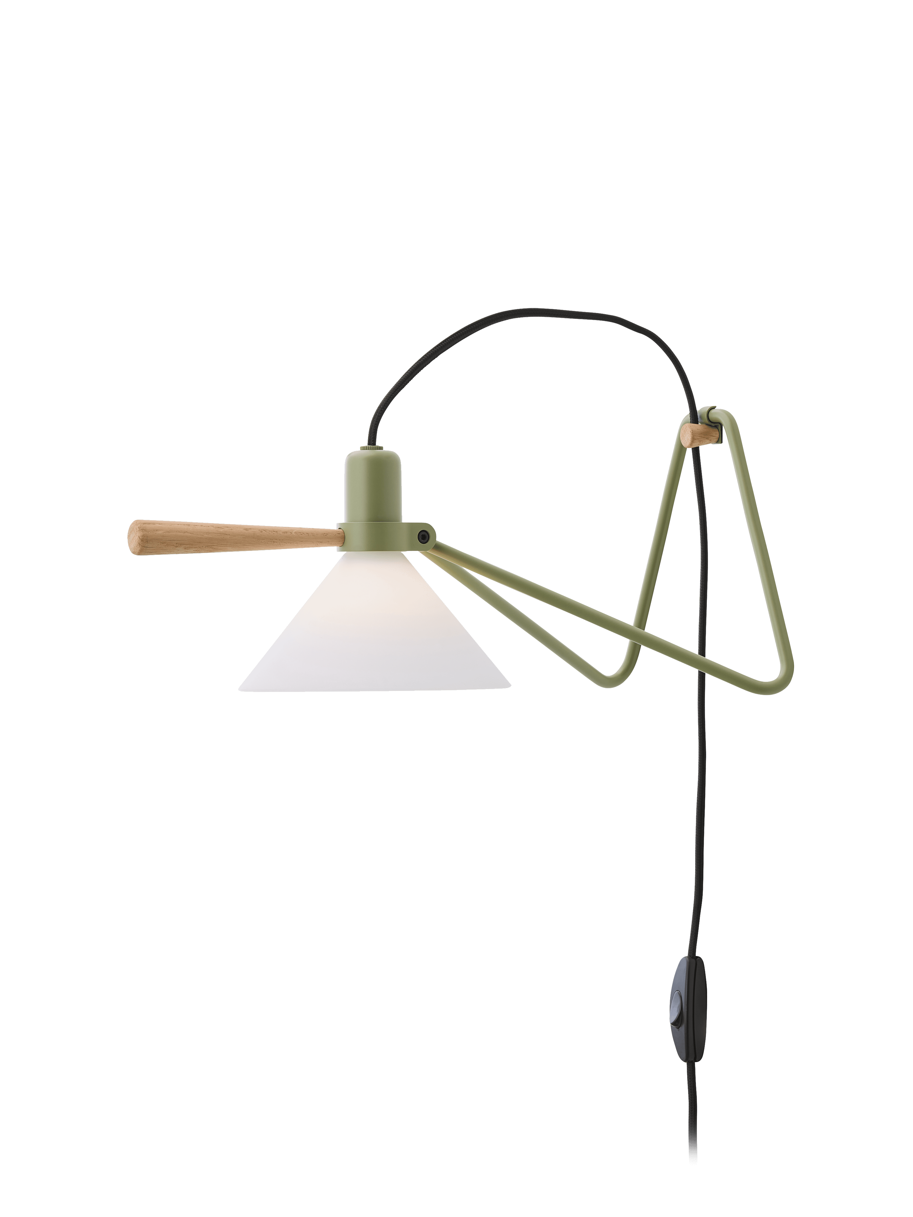 Stolná lampa MODEL 356 SPOT olivová