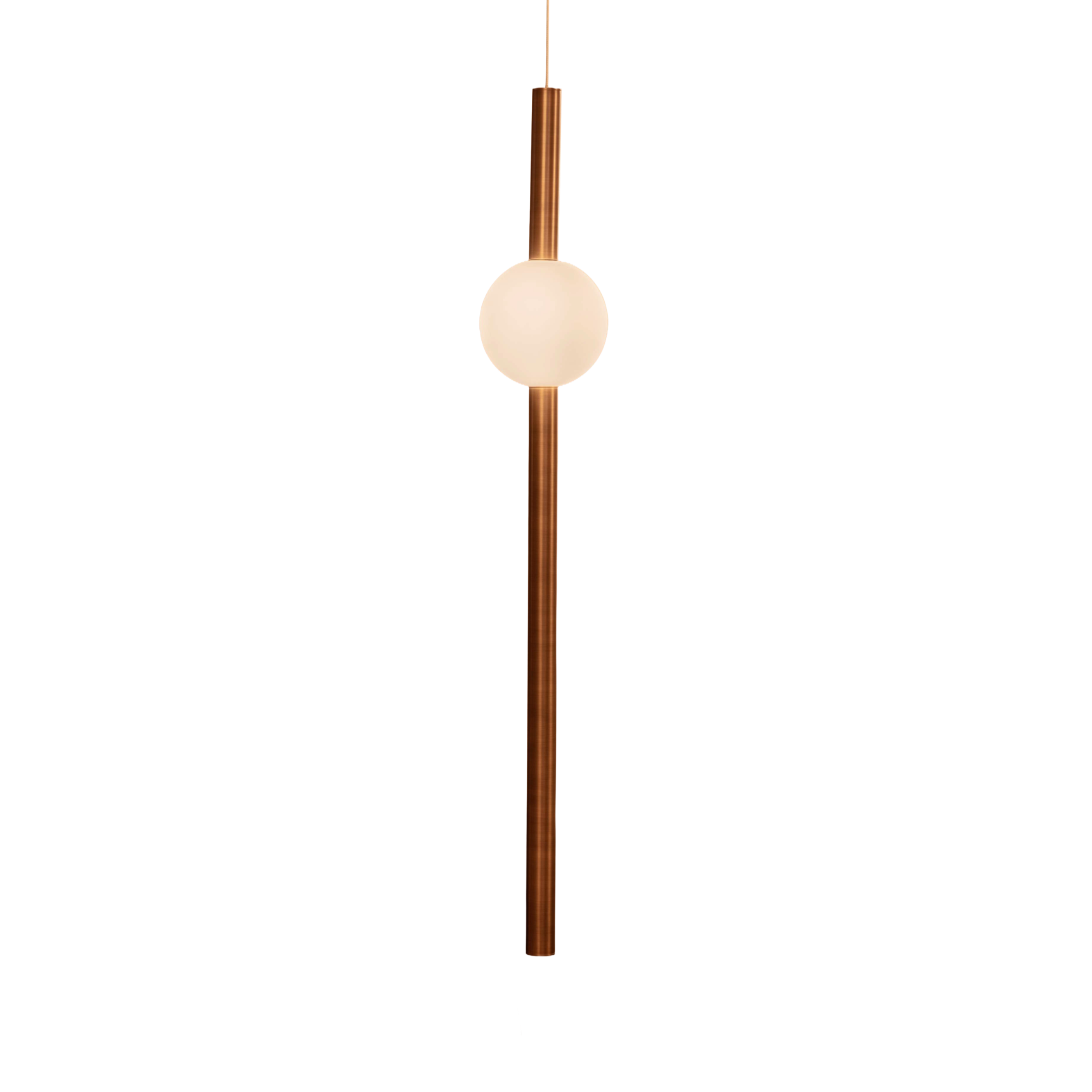 Lampa visiacá ORION GLOBE leštený starožitný mosadz