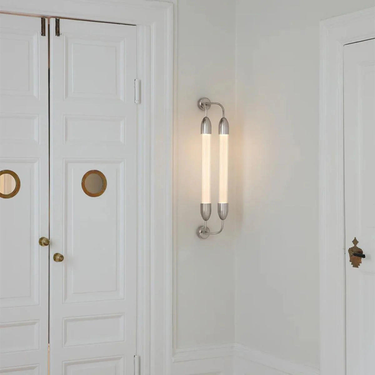 LEMON SQUEEZE DOUBLE two-point wall lamp silver