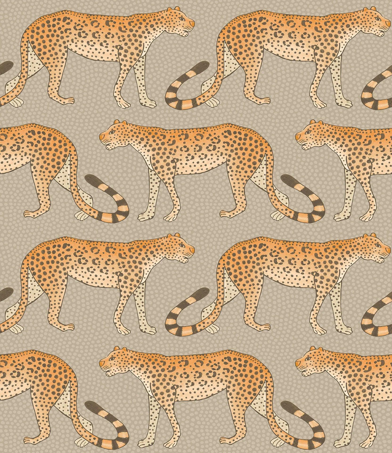 Tapeta THE ARDMORE COLLECTION - Leopard Walk beżowy Cole & Son    Eye on Design