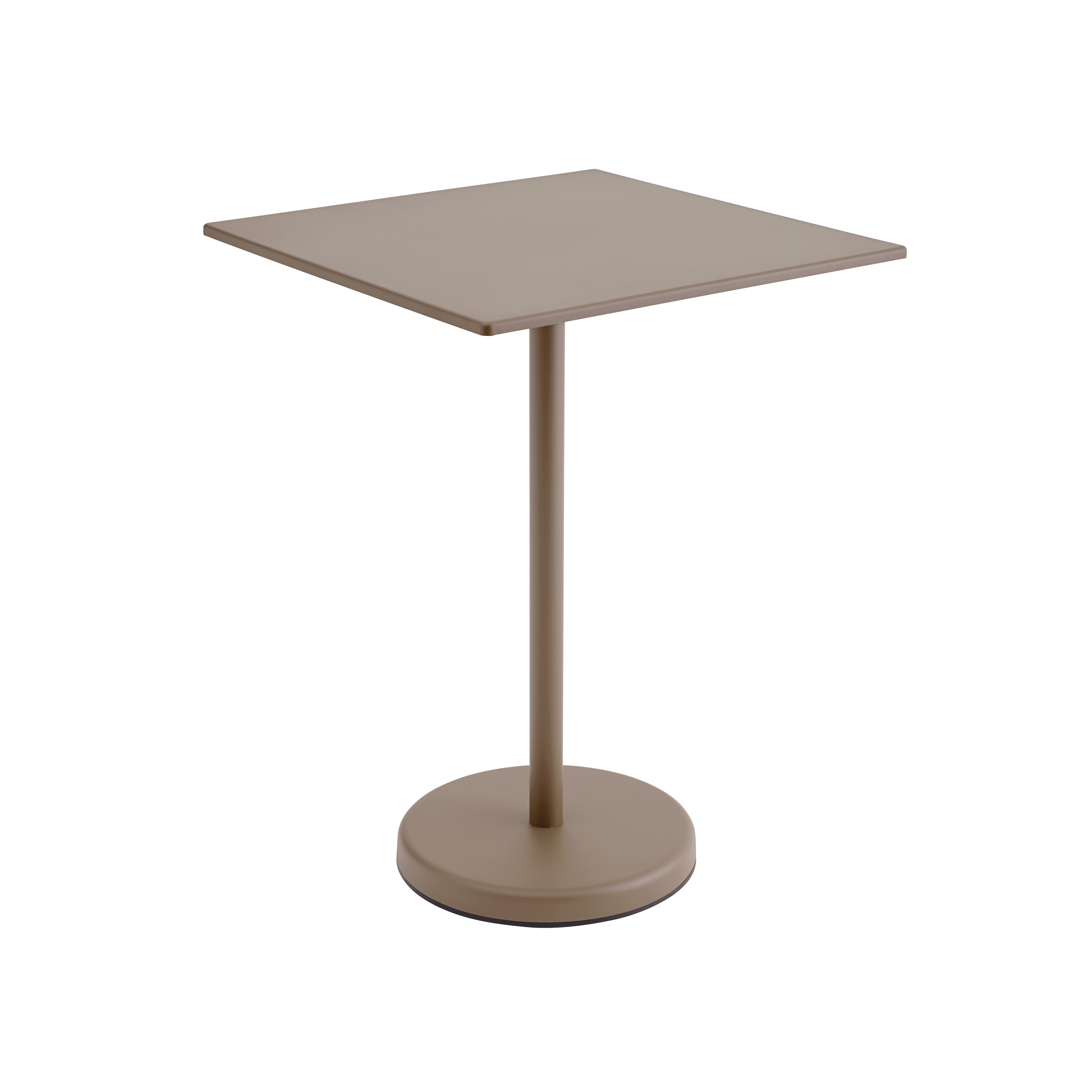 Externý barový stôl LINEAR taupe oceľ