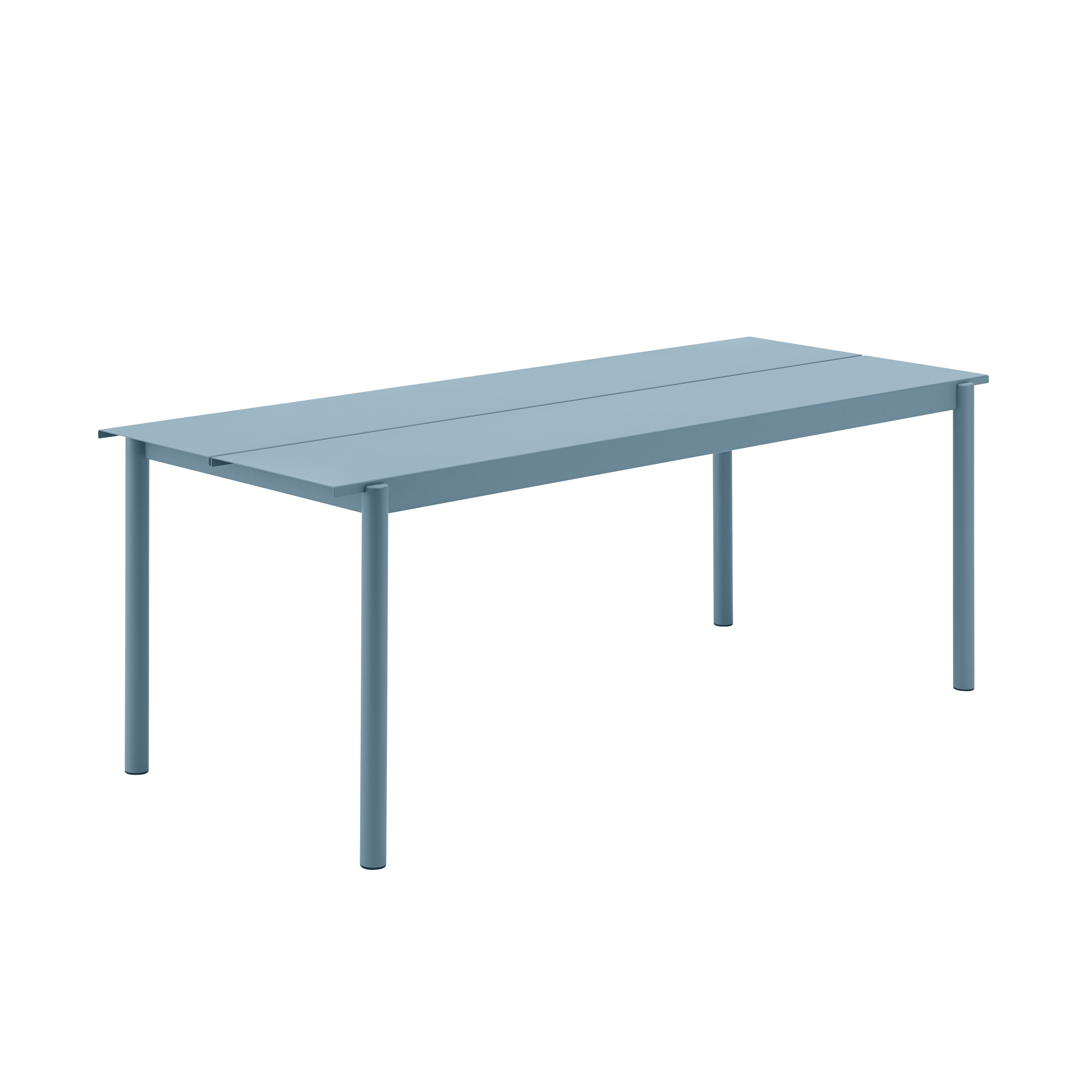 Záhradný stôl LINEAR modrá oceľ