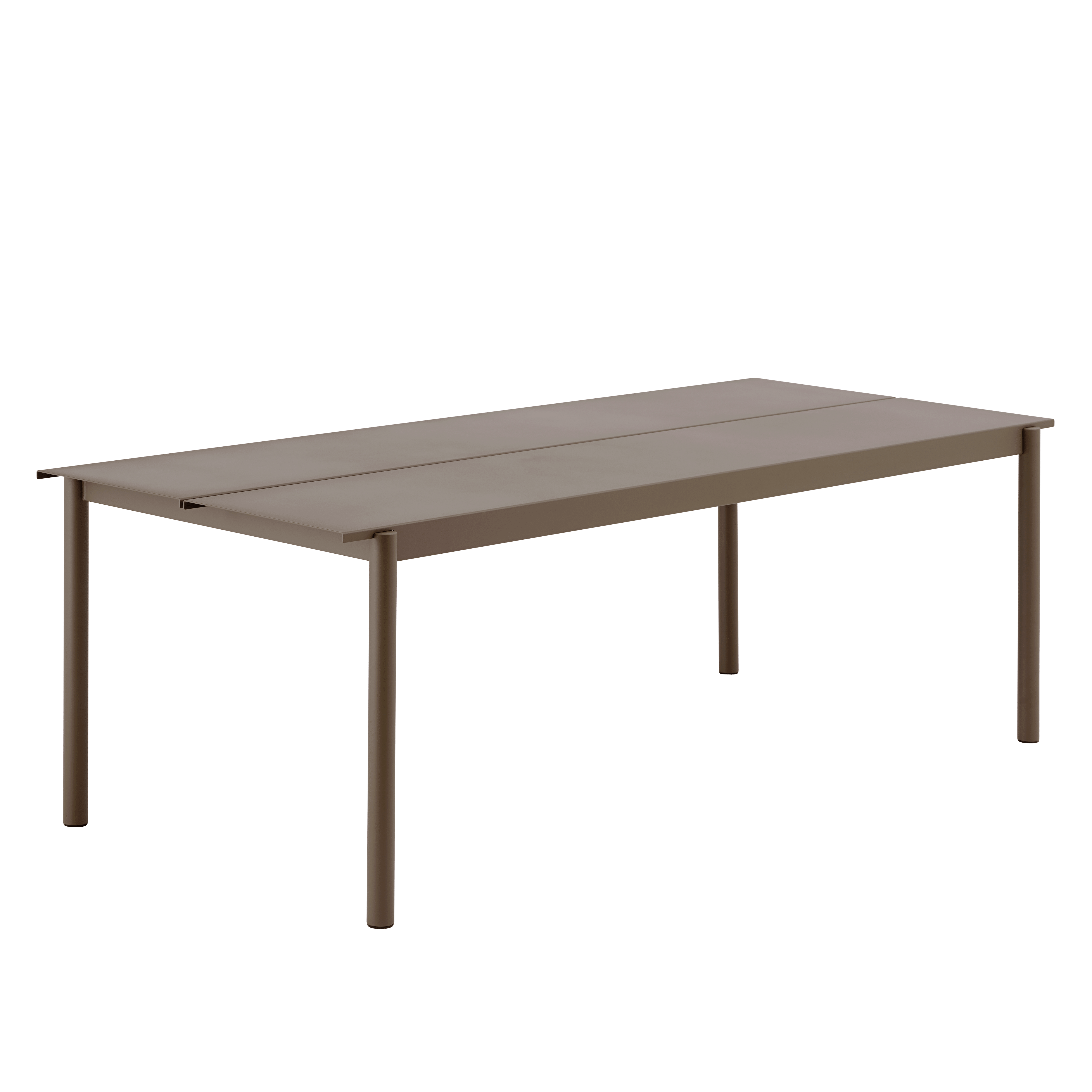 Záhradný stôl LINEAR taupe oceľ