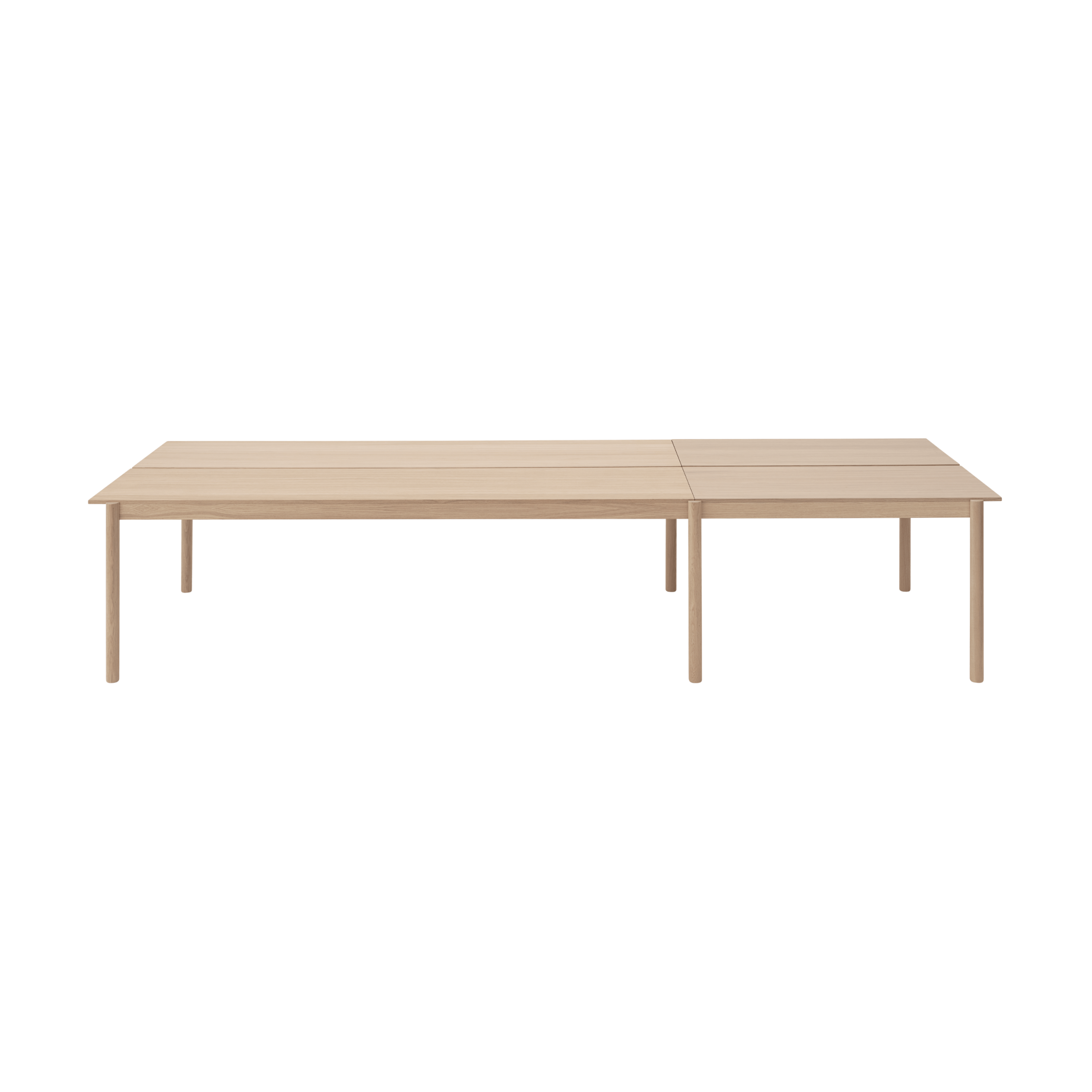 Stôl kancelársky LINEAR SYSTEM - KONFIGURÁCIA 1 dyha dubová