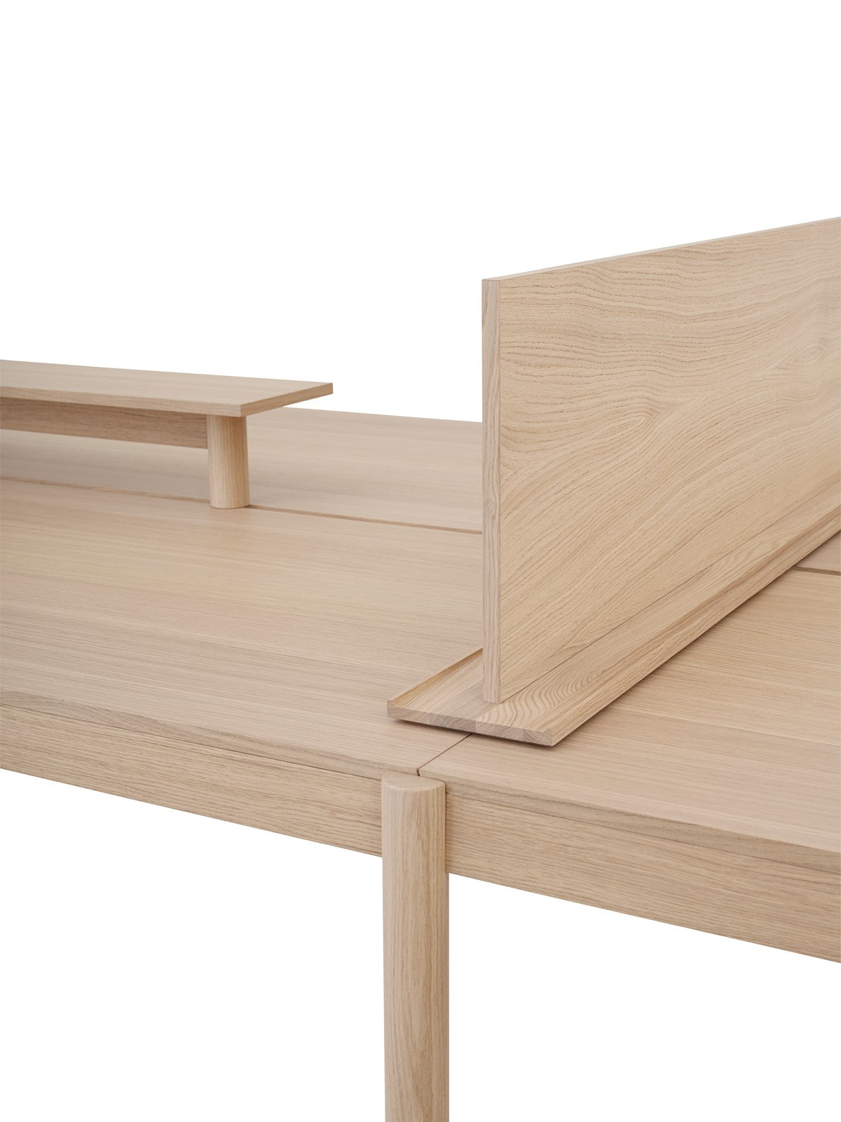 Stôl kancelársky LINEAR SYSTEM - KONFIGURÁCIA 1 dyha dubová