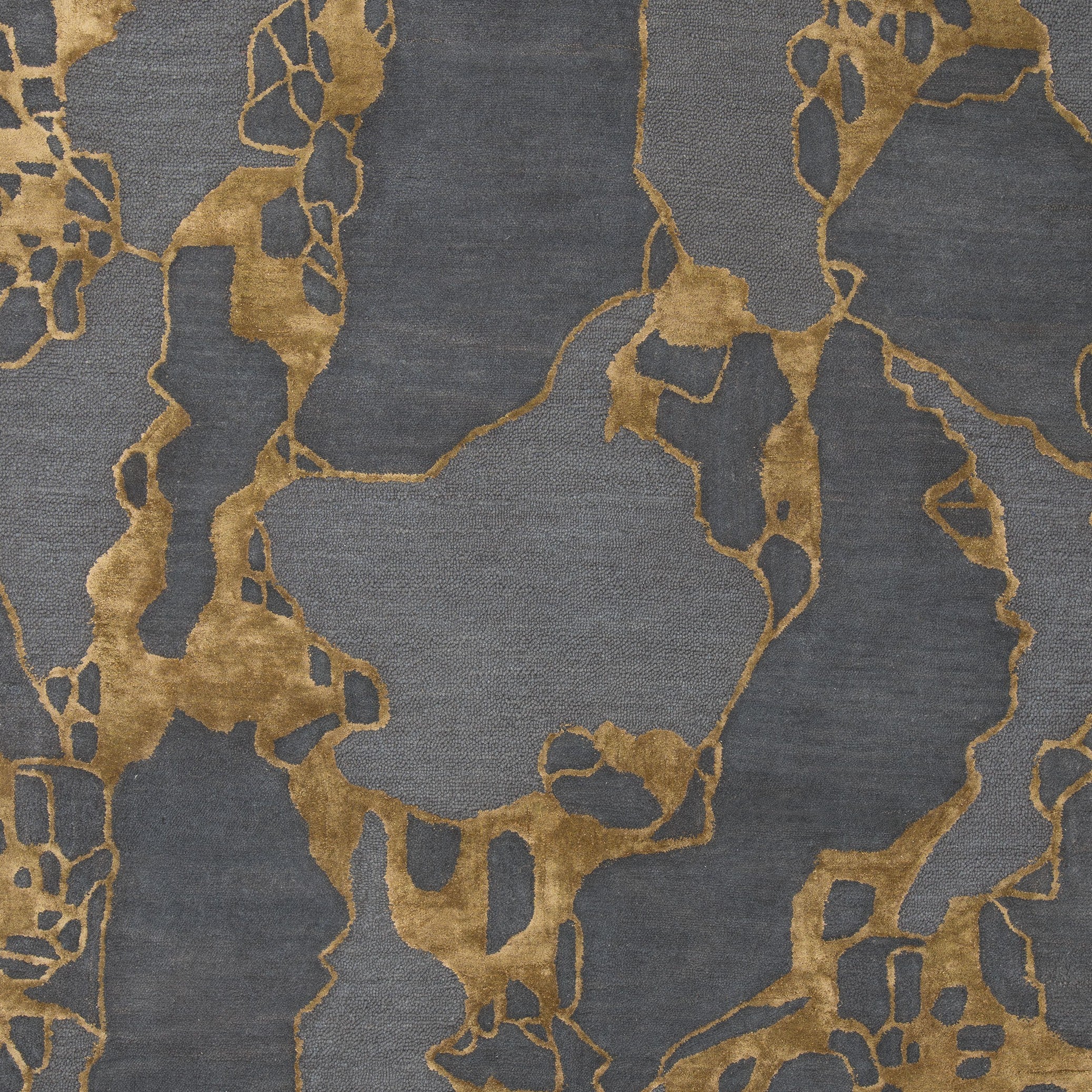 Koberec ARCO šedý s okrovou farbou