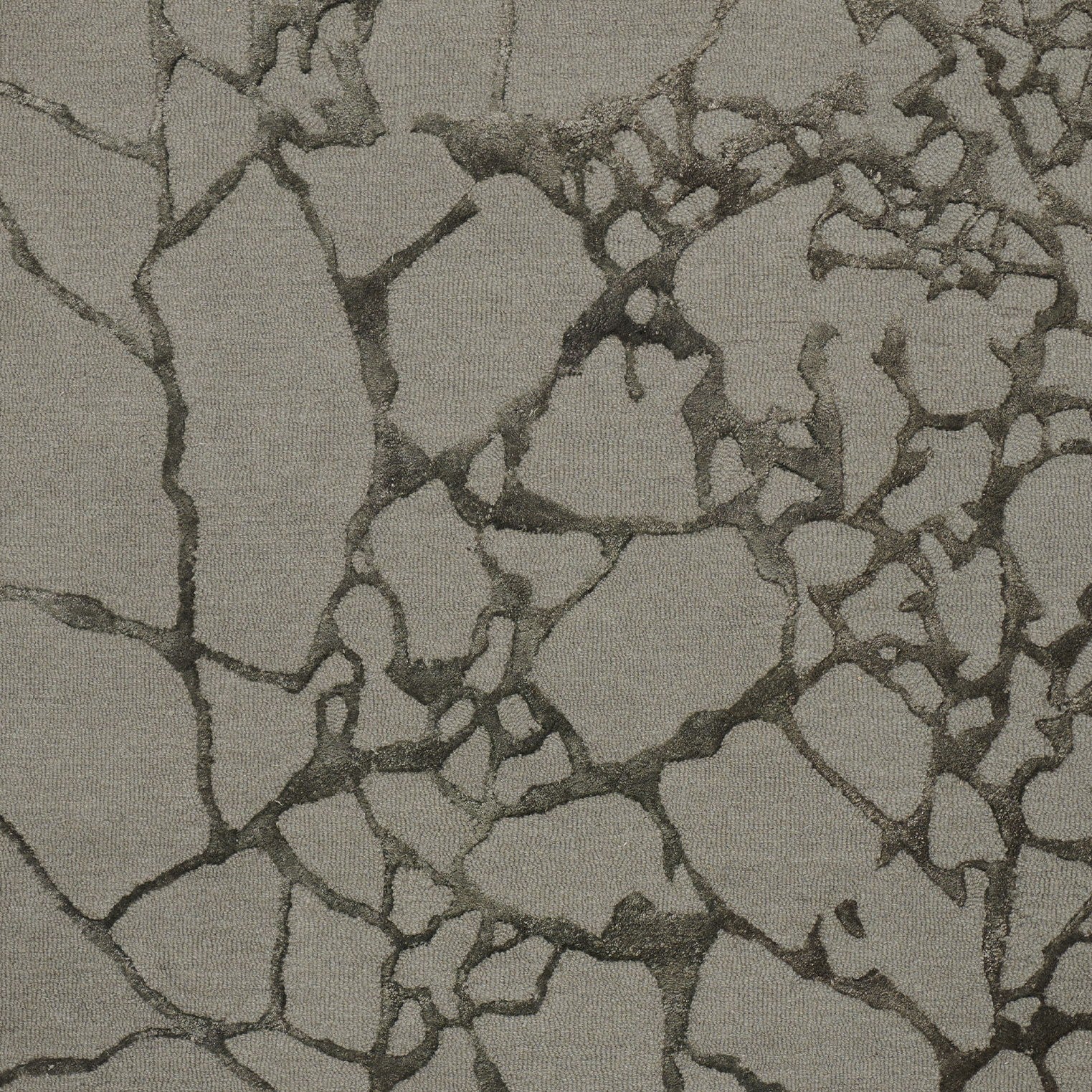 MARMO Round Rug - GREEN Forest Green