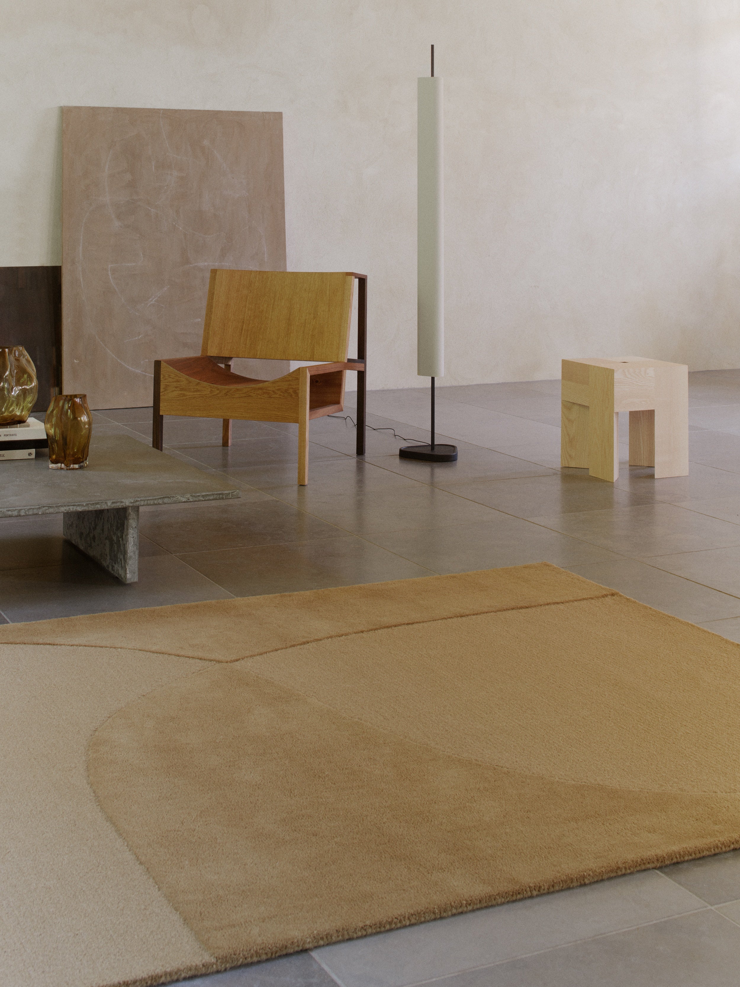 Koberec SPLIT PLAINS horčicový