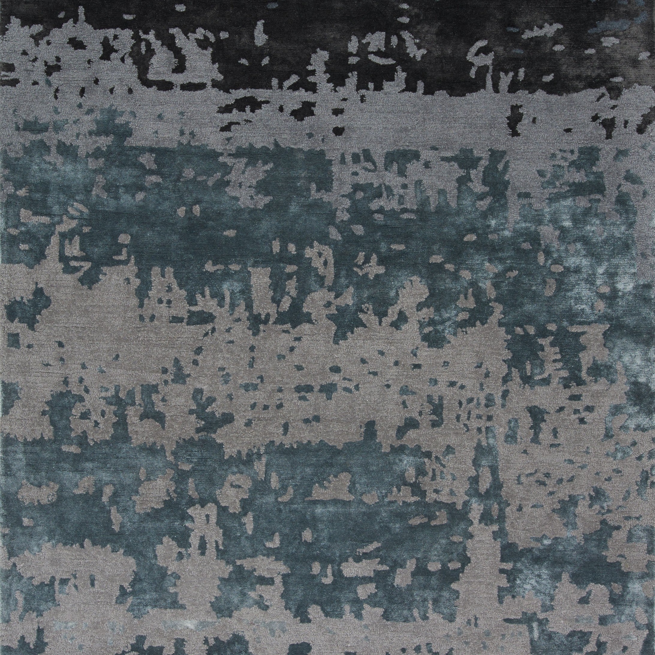 VARESE gray rug with blue