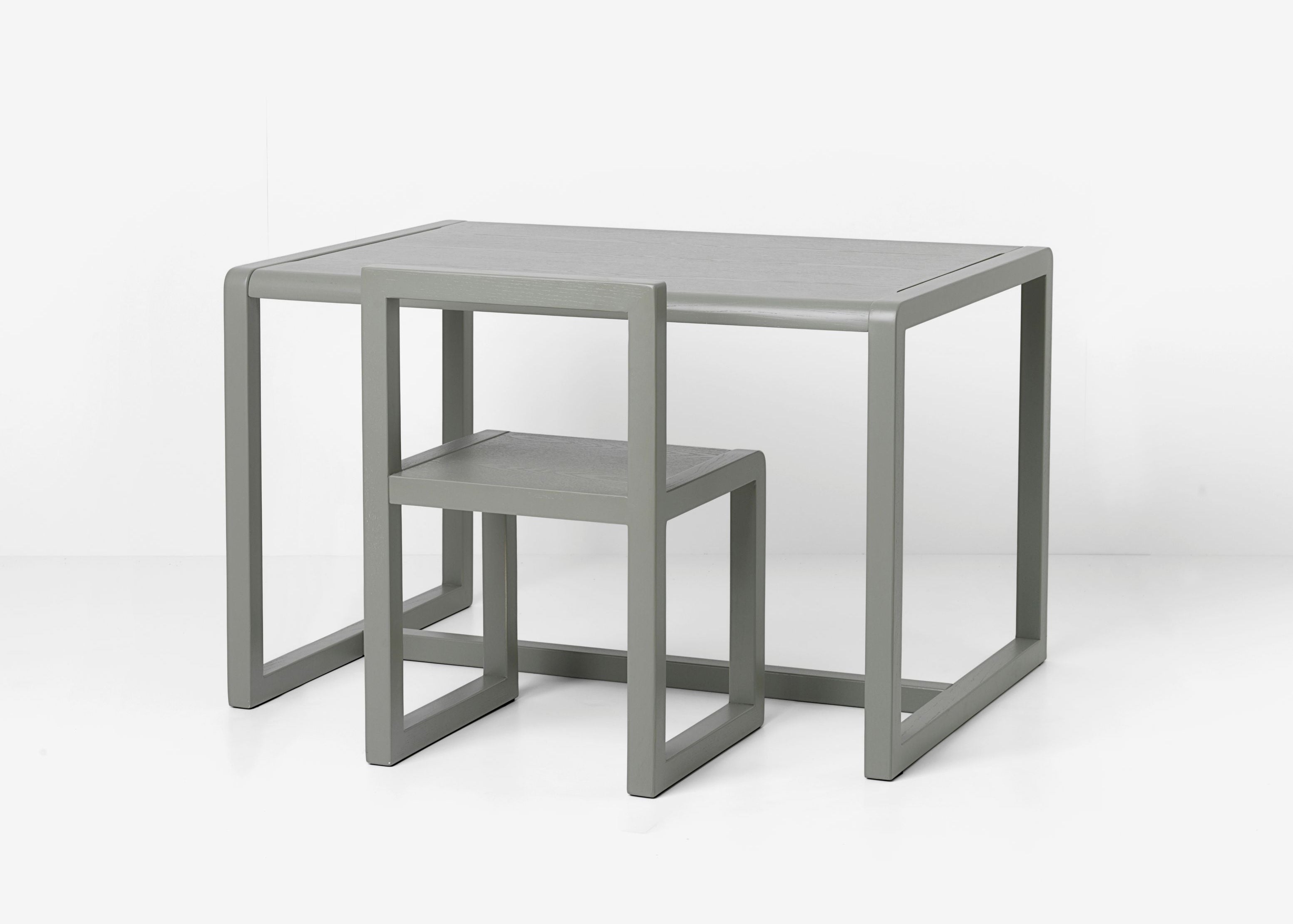 Detská stolička MALÝ ARCHITEKT šedá